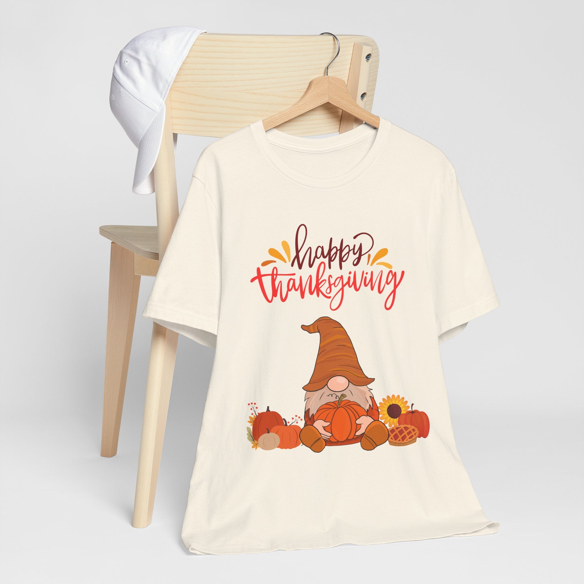Happy Thanksgiving Gnome Shirt – Cute Fall Tee for Women | Holiday Pumpkin and Pie T-Shirt