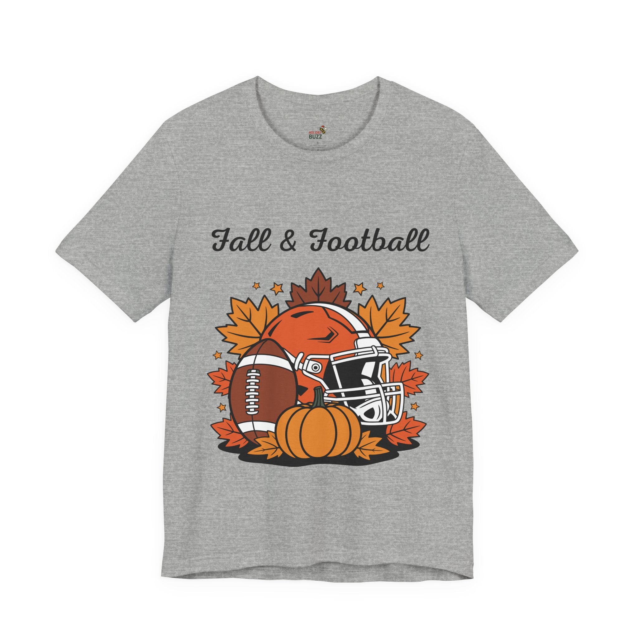 Fall & Football Tee – Autumn Game Day Shirt | Pumpkin Season Sports Graphic Tee