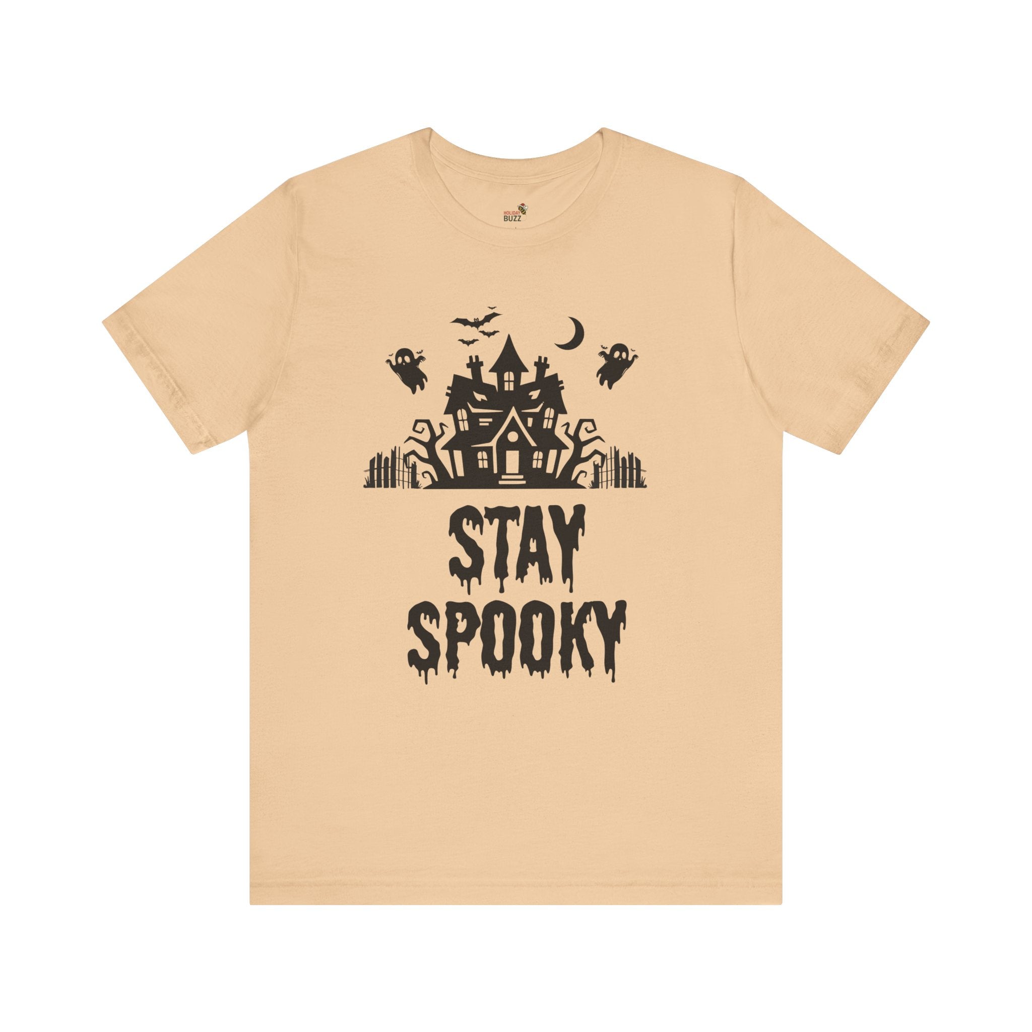 Stay Spooky Halloween T-Shirt – Haunted House Graphic Tee | Classic Halloween Shirt | Spooky Season Outfit