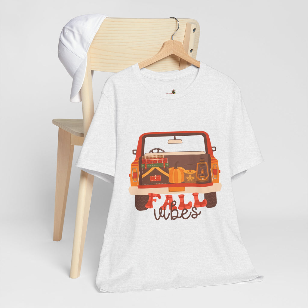 Fall Vibes Truck Shirt – Cozy Autumn Pickup Tee | Pumpkin Patch & Fall Outfit T-Shirt for Women