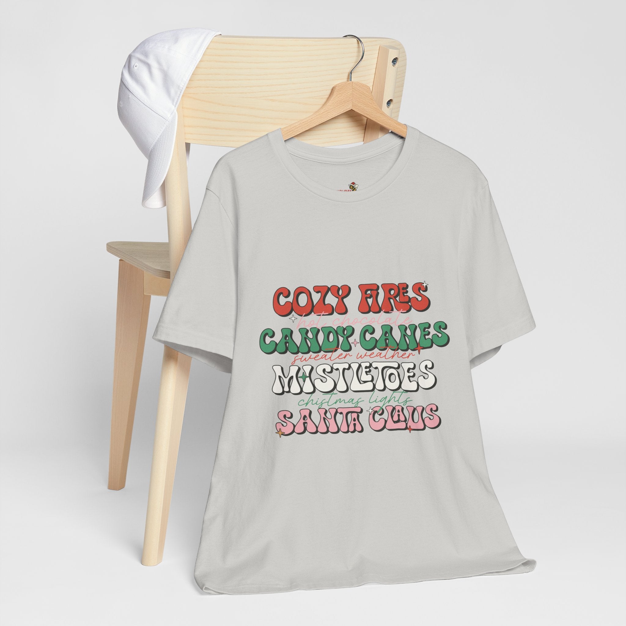 Cozy Fires & Candy Canes Christmas Shirt, Long Sleeve & Hoodie
