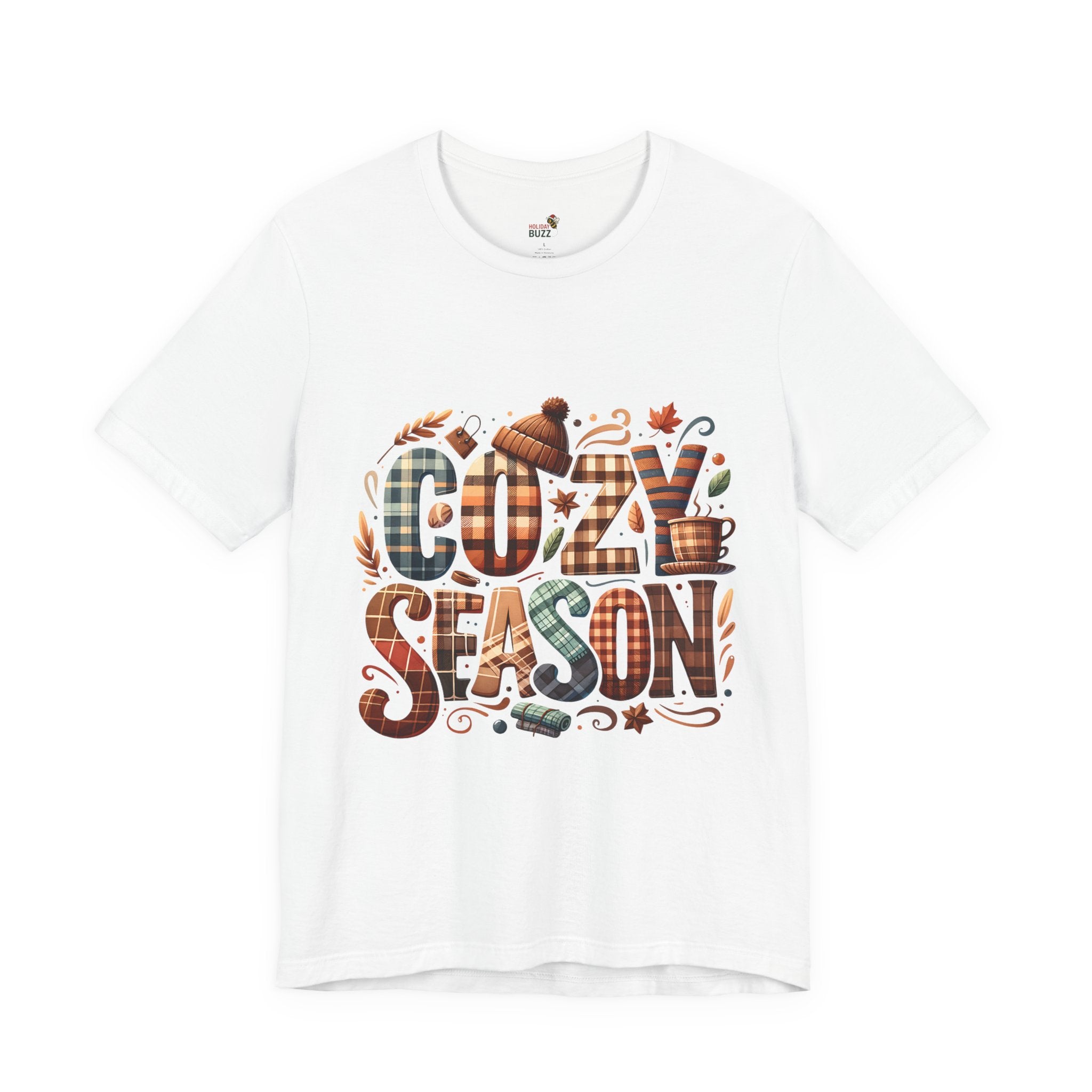 Cozy Season – Plaid Fall T-Shirt & Long Sleeve