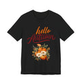 Hello Autumn Fall Shirt – Pumpkin Floral Tee | Cozy Thanksgiving Outfit for Women