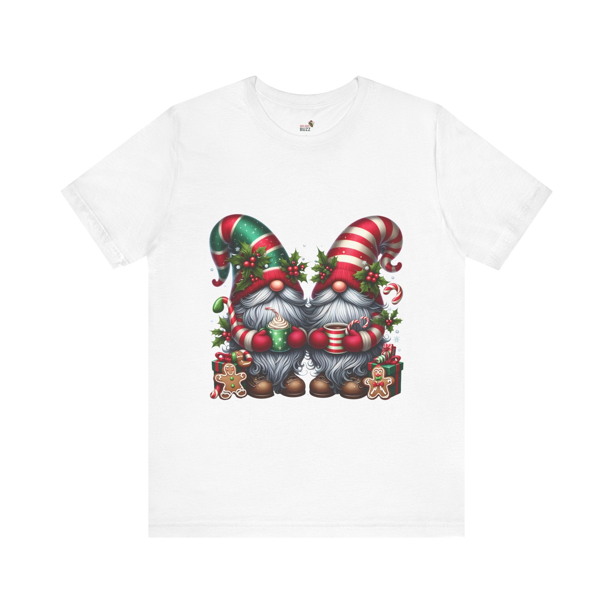 Cute Gnome Christmas Tee - Perfect For: Holiday Outfits, Festive Apparel, Christmas Gift Idea, & Cozy Winter Wear