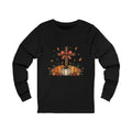 Faithful Harvest Cross Long Sleeve Shirt – Christian Fall Pumpkin Tee | Thanksgiving Faith Shirt for Women