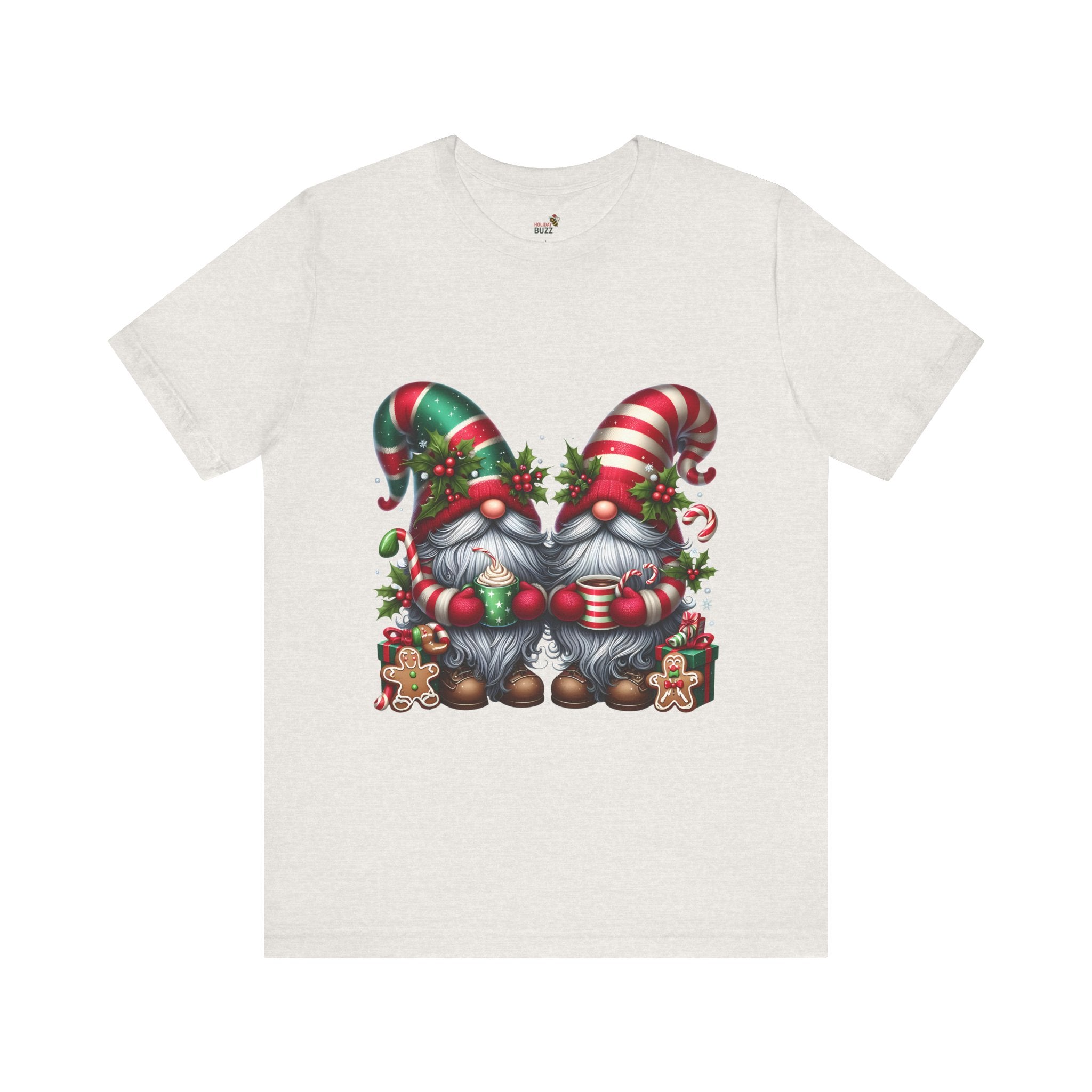Cute Gnome Christmas Tee - Perfect For: Holiday Outfits, Festive Apparel, Christmas Gift Idea, & Cozy Winter Wear