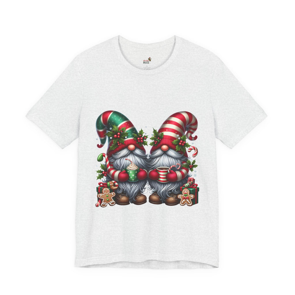 Cute Gnome Christmas Tee - Perfect For: Holiday Outfits, Festive Apparel, Christmas Gift Idea, & Cozy Winter Wear