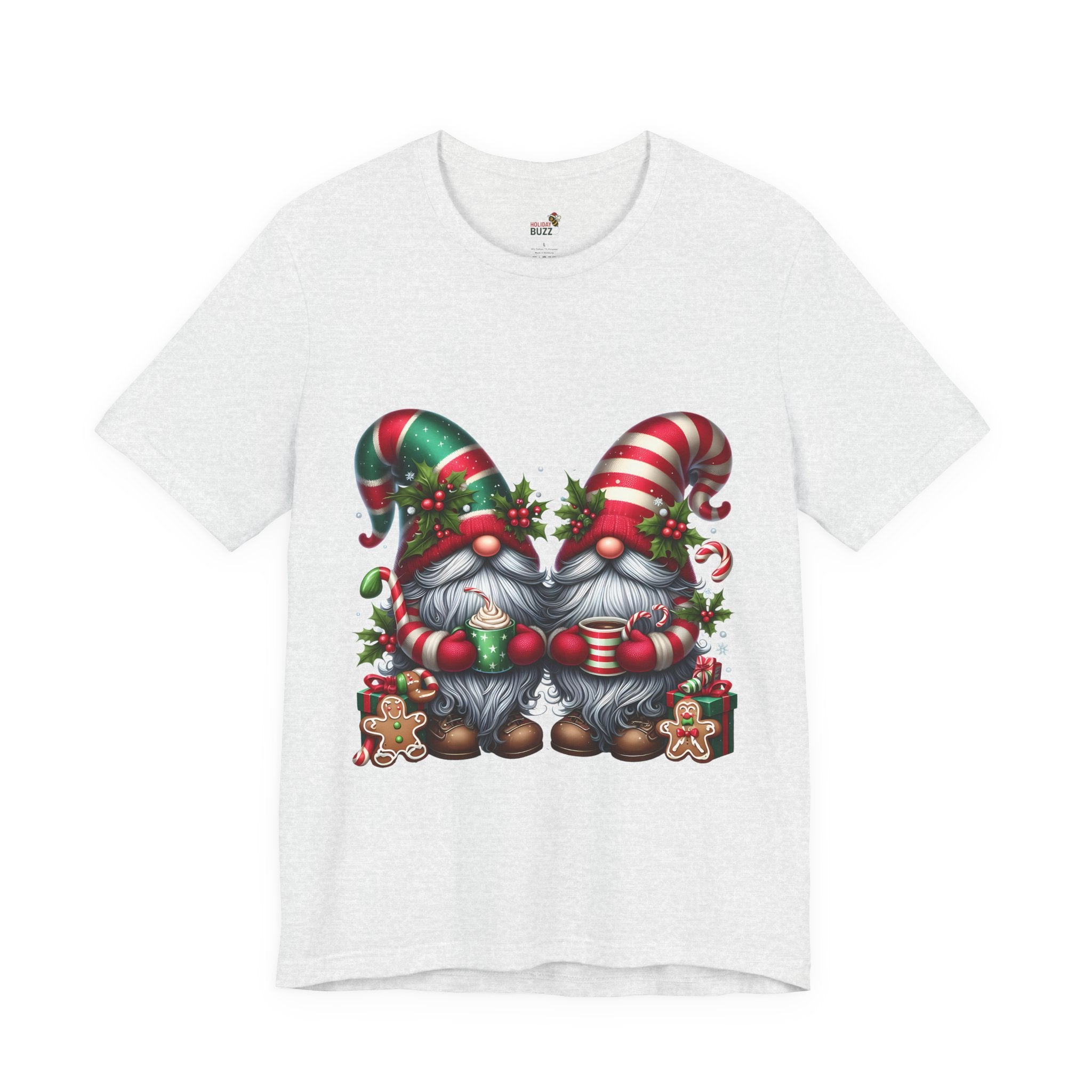 Cute Gnome Christmas Tee - Perfect For: Holiday Outfits, Festive Apparel, Christmas Gift Idea, & Cozy Winter Wear