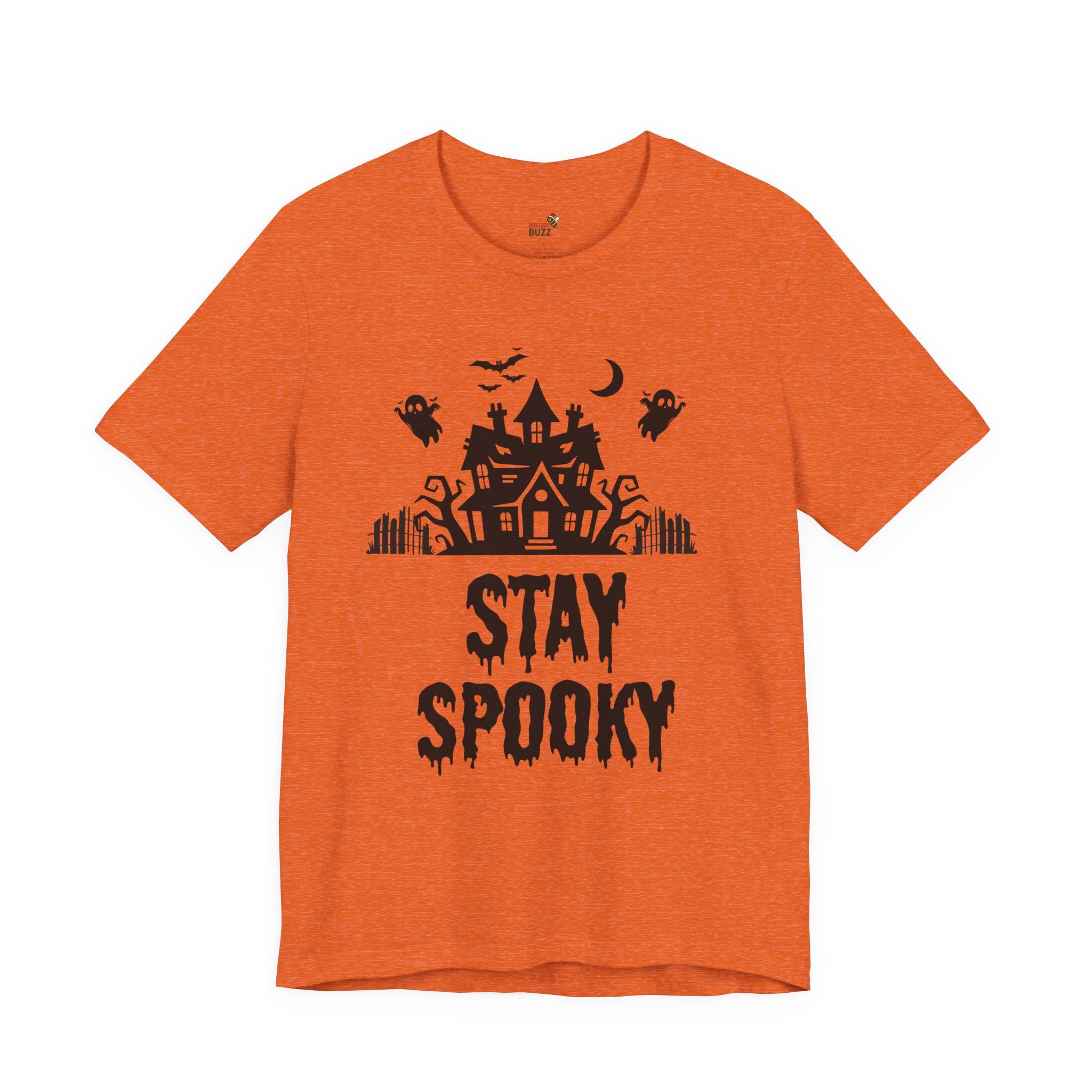Stay Spooky Halloween T-Shirt – Haunted House Graphic Tee | Classic Halloween Shirt | Spooky Season Outfit
