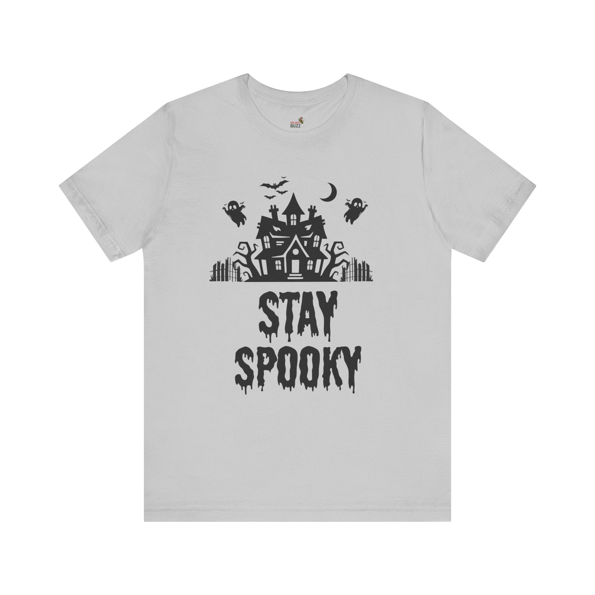 Stay Spooky Halloween T-Shirt – Haunted House Graphic Tee | Classic Halloween Shirt | Spooky Season Outfit