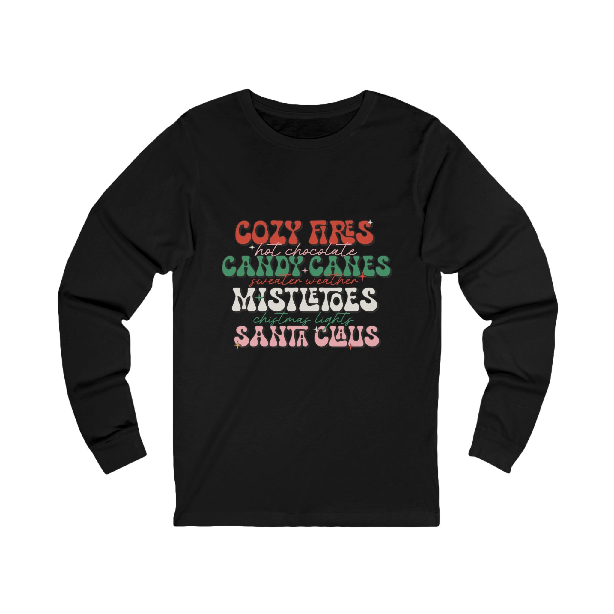 Cozy Vibes Long Sleeve Tee - Holiday Edition