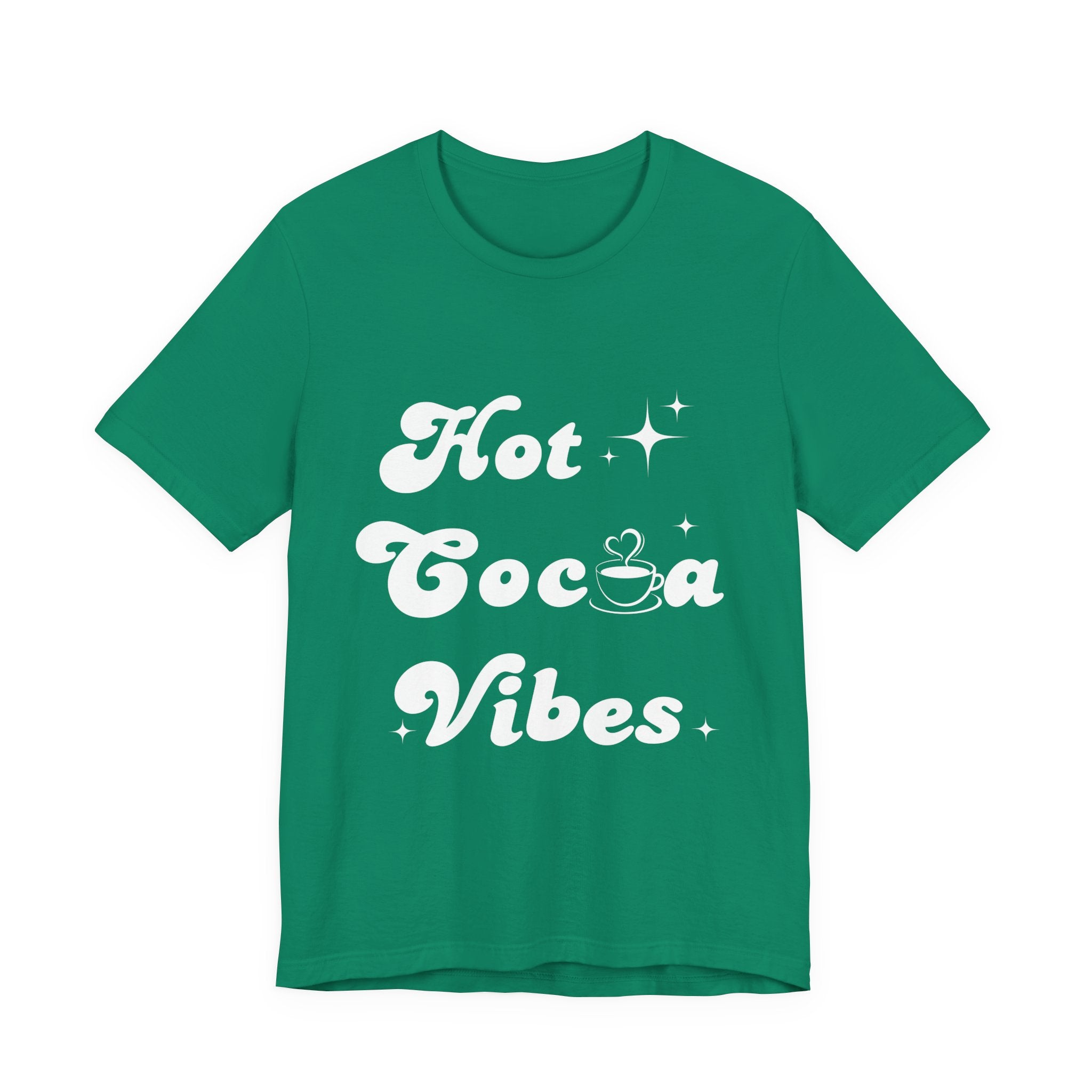 Hot Cocoa Vibes T-Shirt – Cozy Winter Shirt | Minimalist Christmas Tee for Cocoa & Coffee Lovers
