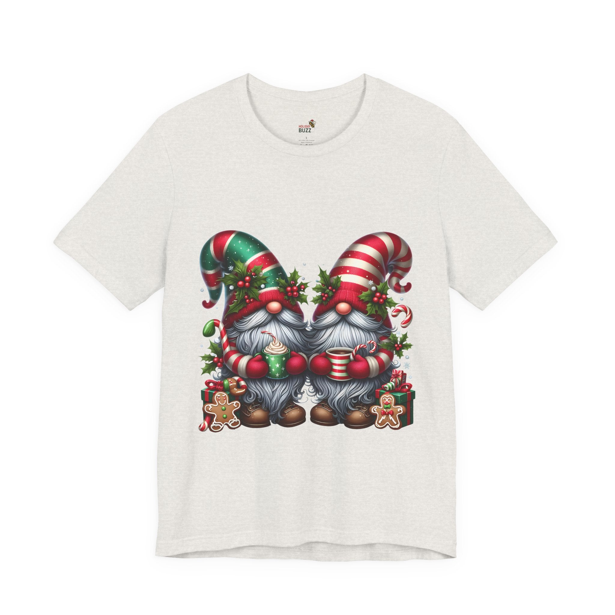 Cute Gnome Christmas Tee - Perfect For: Holiday Outfits, Festive Apparel, Christmas Gift Idea, & Cozy Winter Wear