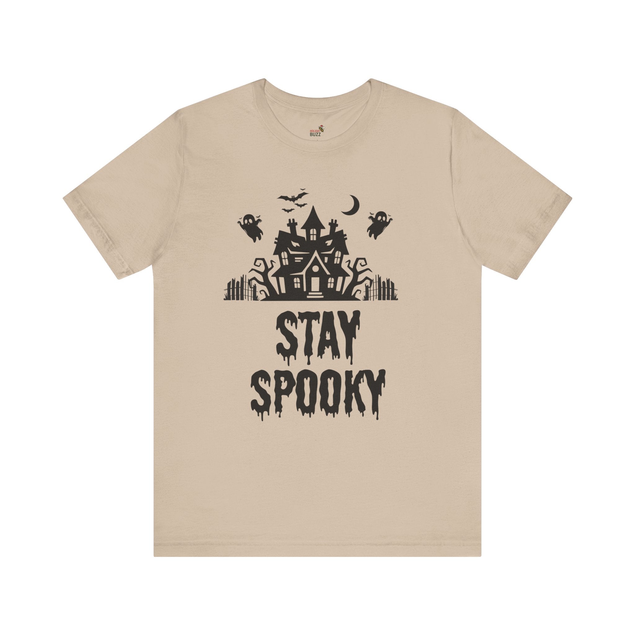 Stay Spooky Halloween T-Shirt – Haunted House Graphic Tee | Classic Halloween Shirt | Spooky Season Outfit