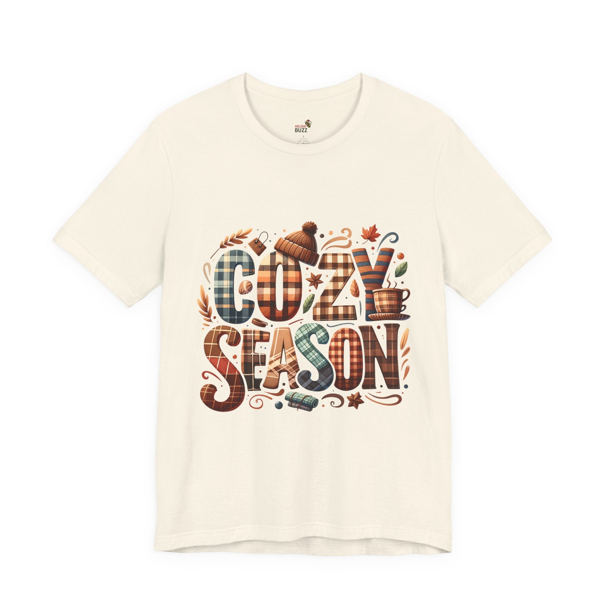 Cozy Season – Plaid Fall T-Shirt & Long Sleeve