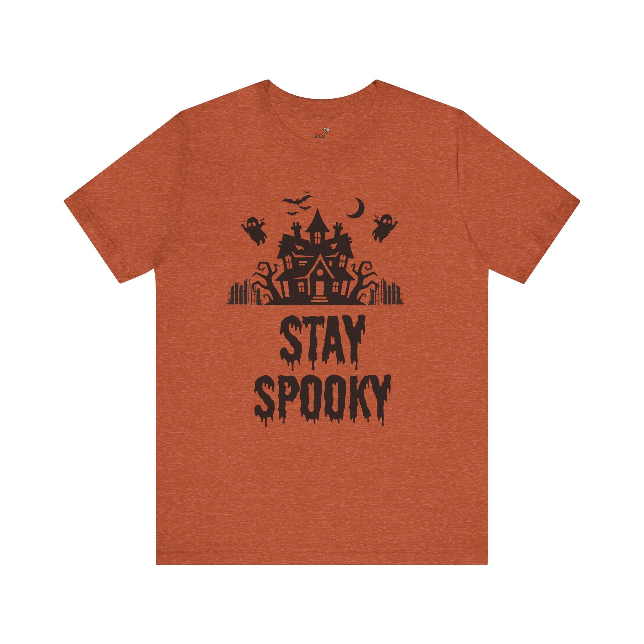 Stay Spooky Halloween T-Shirt – Haunted House Graphic Tee | Classic Halloween Shirt | Spooky Season Outfit