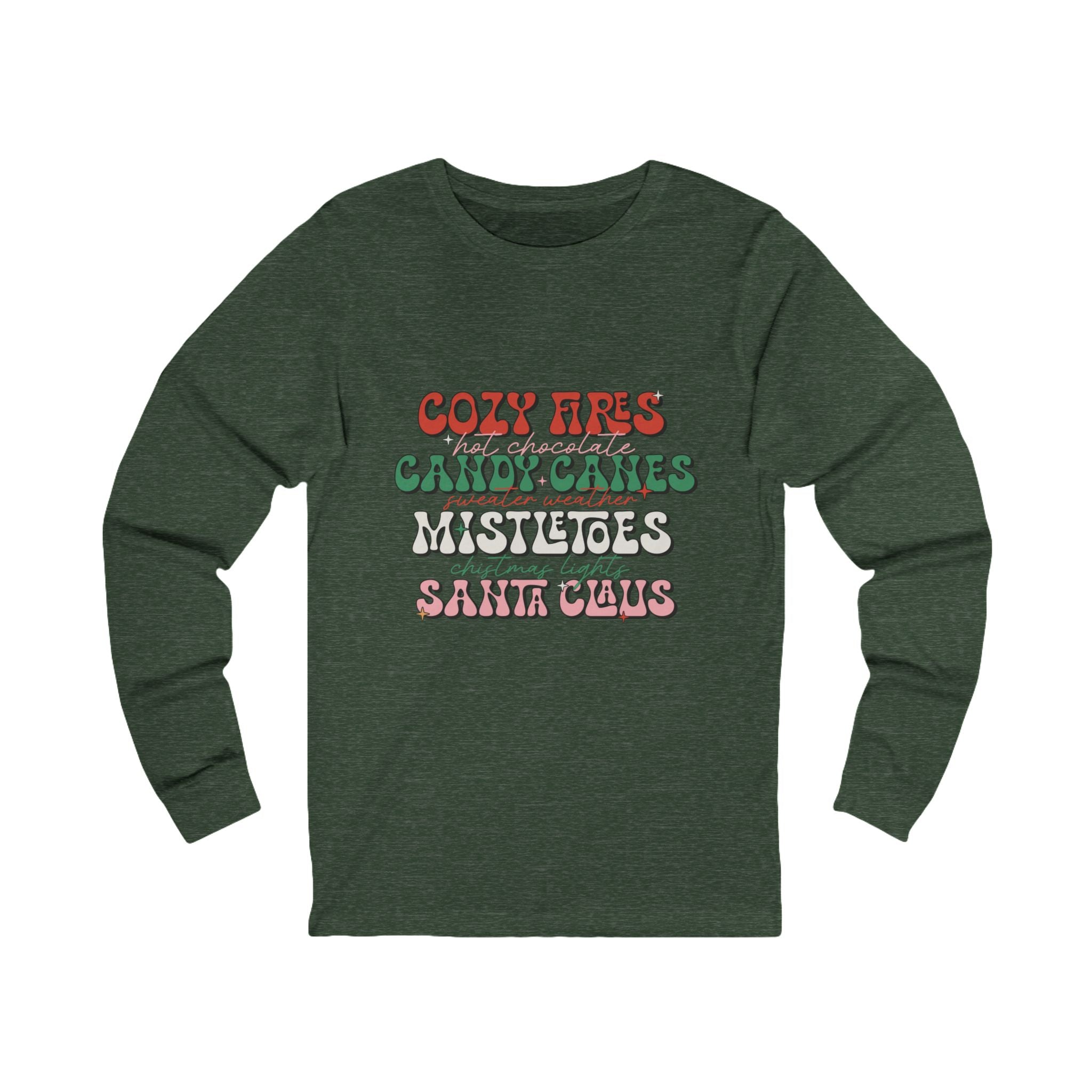 Cozy Vibes Long Sleeve Tee - Holiday Edition