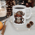 Hug in a Mug Coffee Cup – Cozy Gnome Mug | Cute Holiday Gift for Coffee & Cocoa Lovers