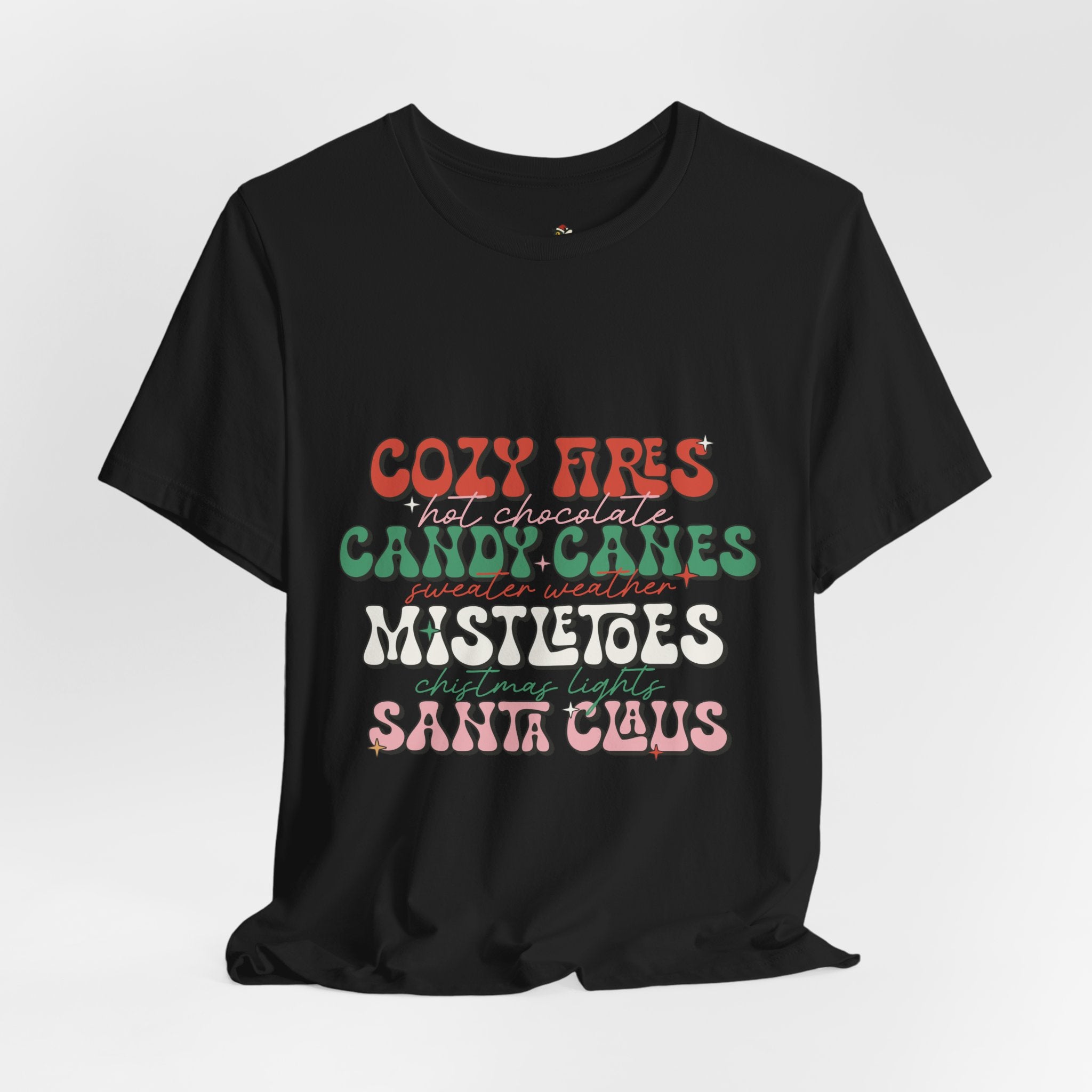 Cozy Fires & Candy Canes Christmas Shirt, Long Sleeve & Hoodie