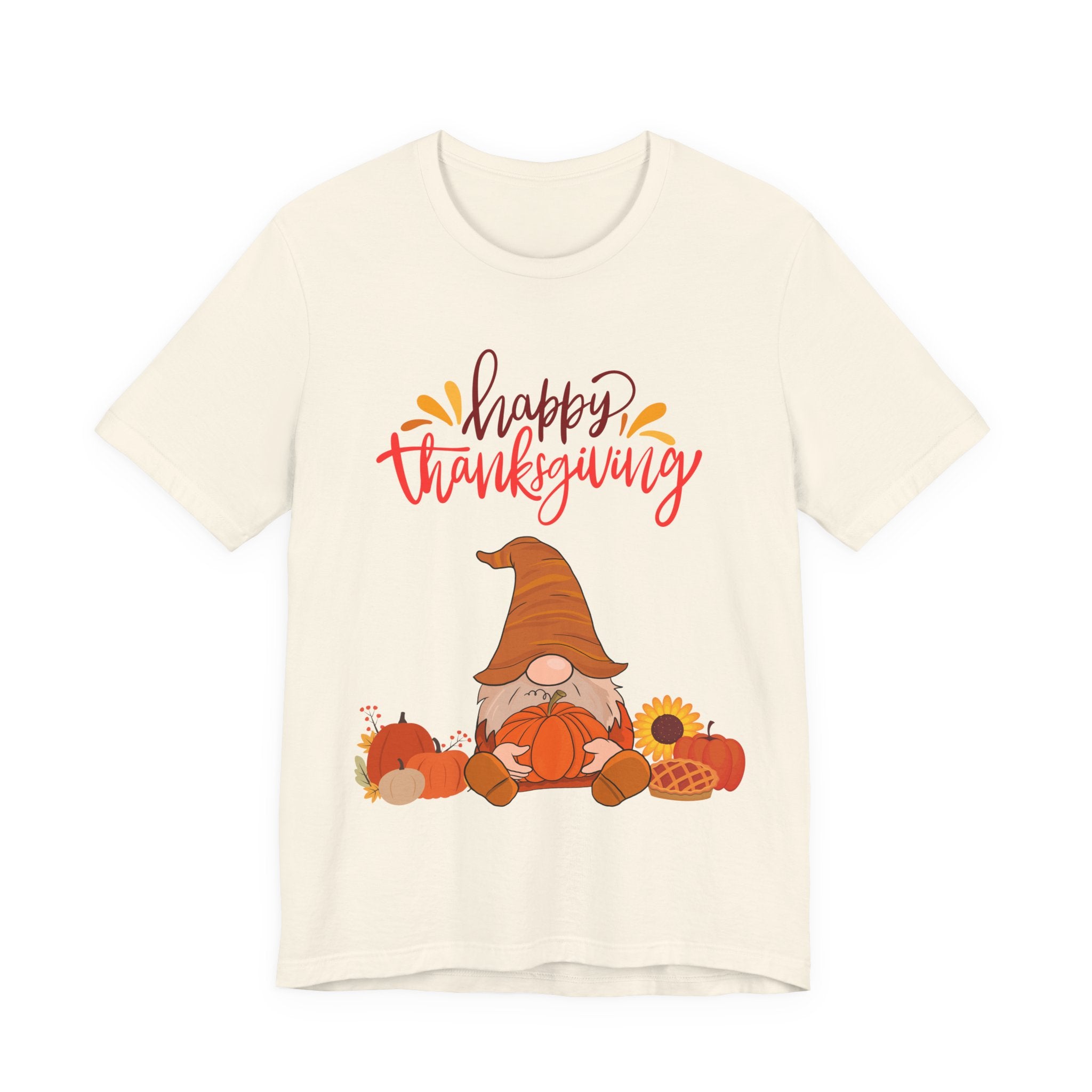 Happy Thanksgiving Gnome Shirt – Cute Fall Tee for Women | Holiday Pumpkin and Pie T-Shirt