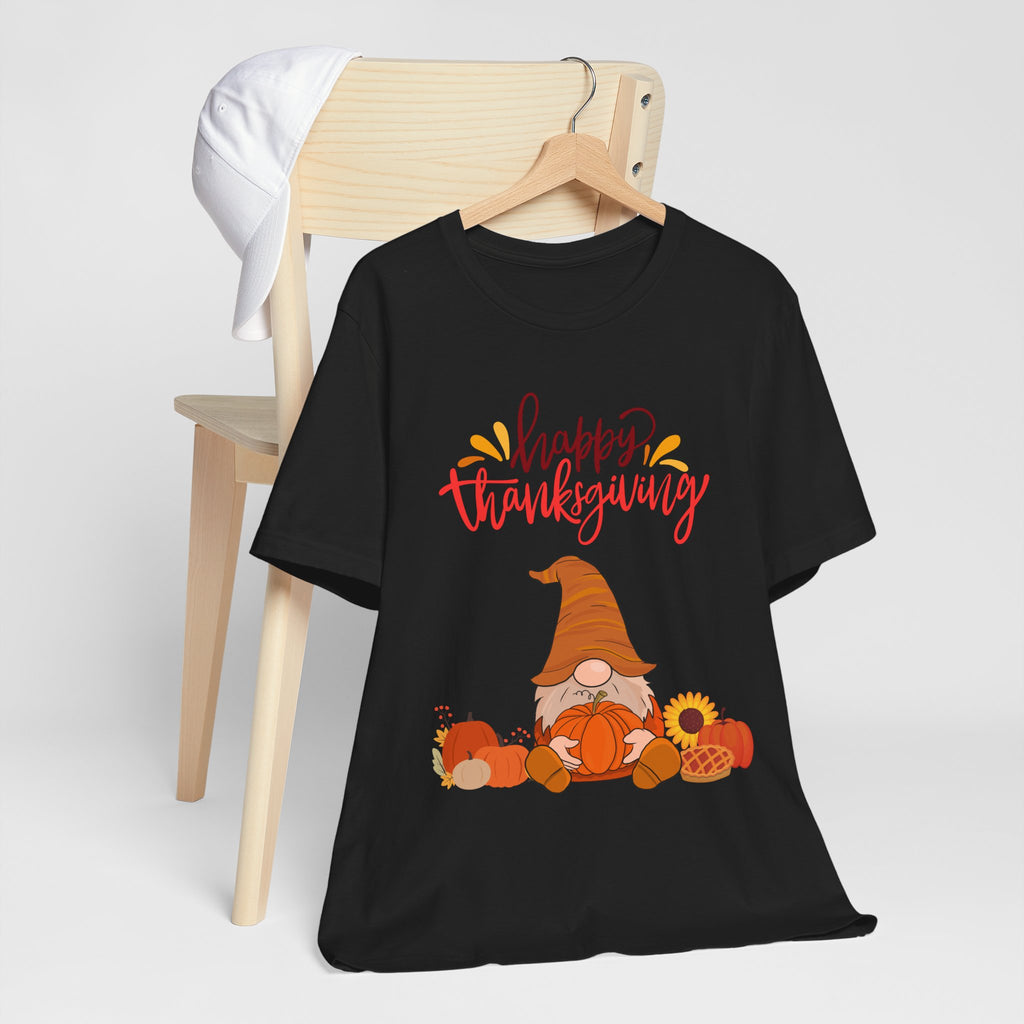 Happy Thanksgiving Gnome Shirt – Cute Fall Tee for Women | Holiday Pumpkin and Pie T-Shirt