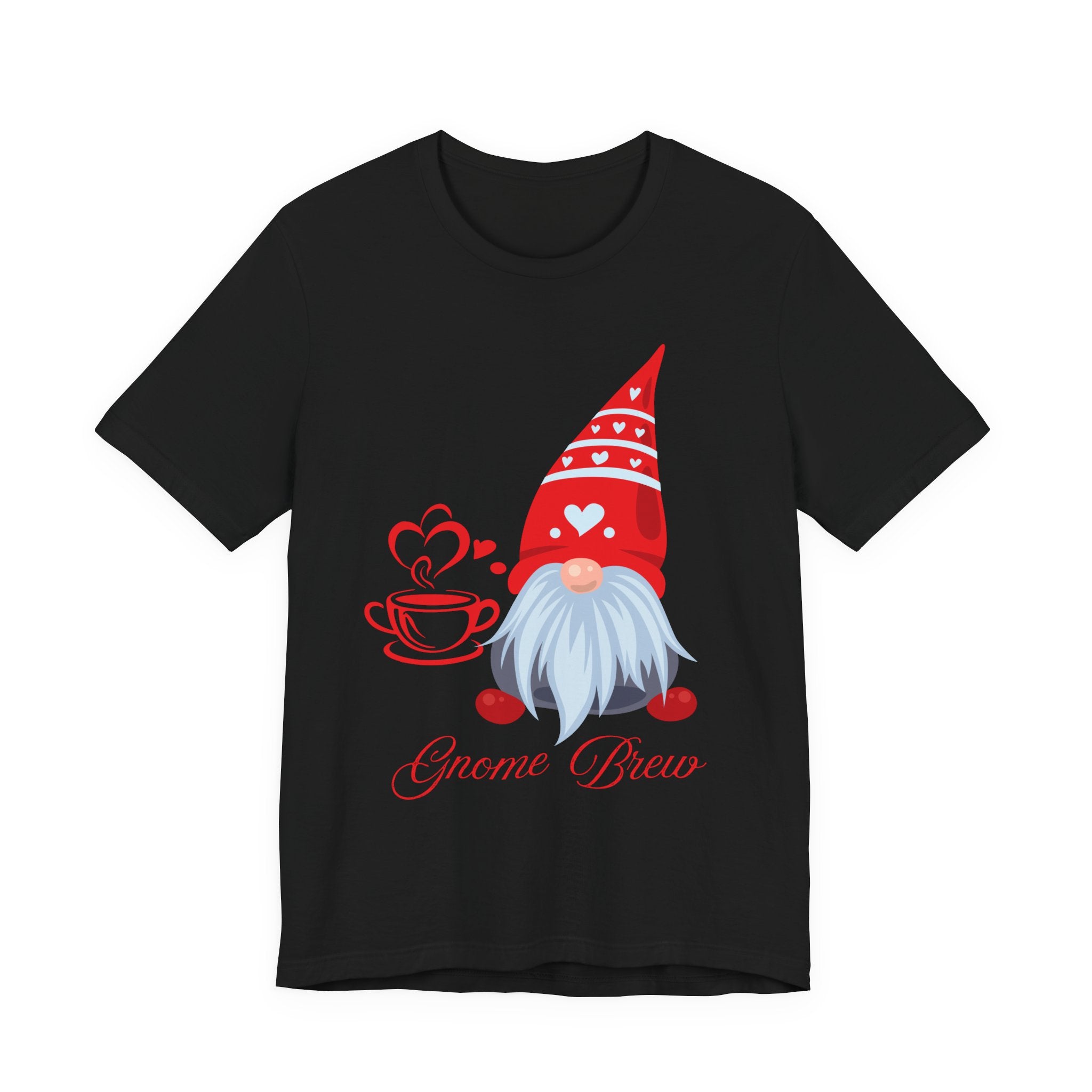 Gnome Brew Christmas Coffee Shirt – Cute Holiday Gnome Tee | Festive Hot Cocoa Lover T-Shirt