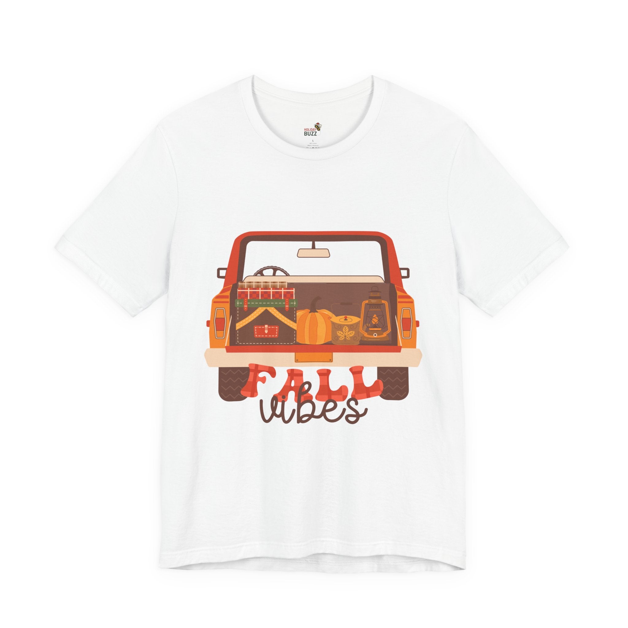 Fall Vibes Truck Shirt – Cozy Autumn Pickup Tee | Pumpkin Patch & Fall Outfit T-Shirt for Women