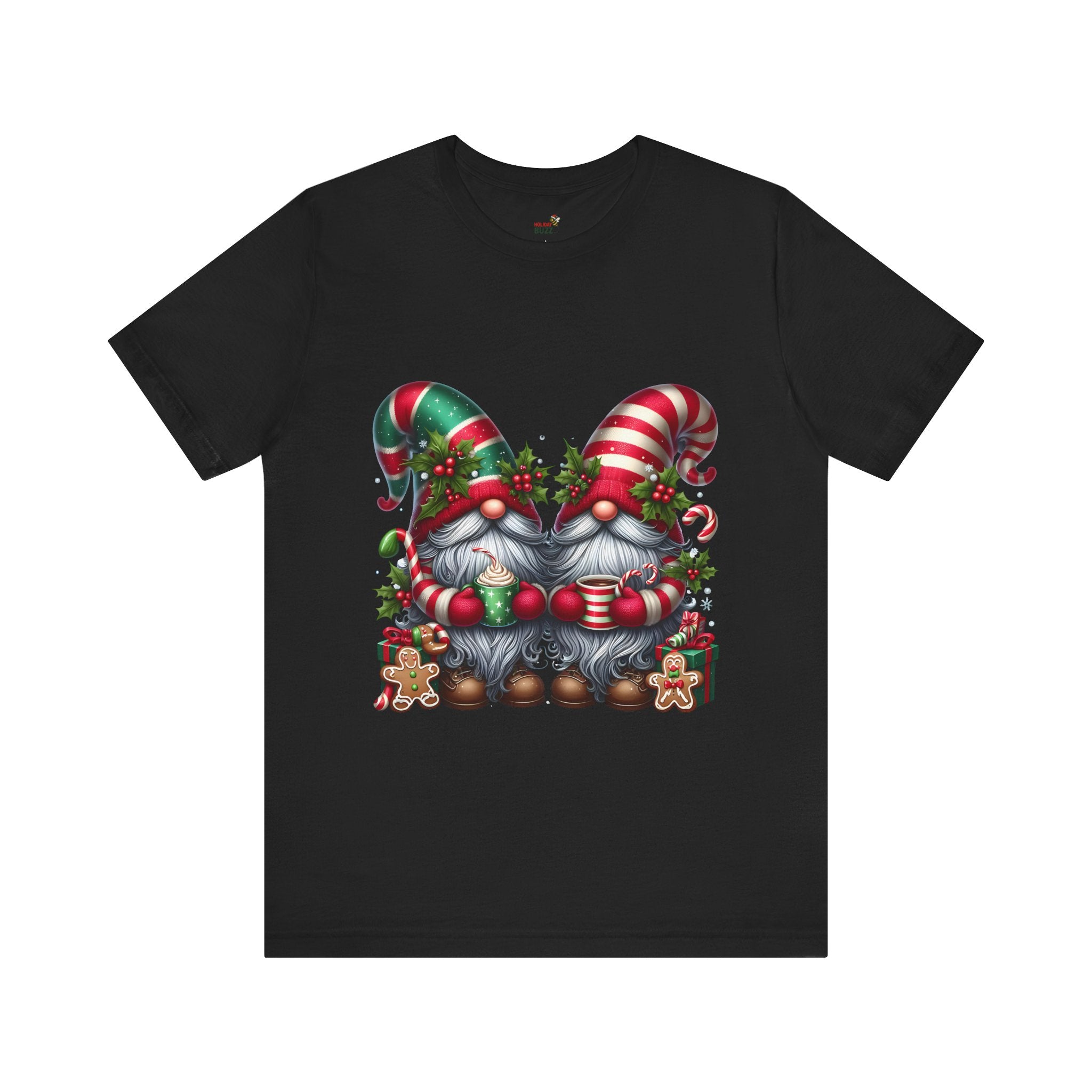 Cute Gnome Christmas Tee - Perfect For: Holiday Outfits, Festive Apparel, Christmas Gift Idea, & Cozy Winter Wear