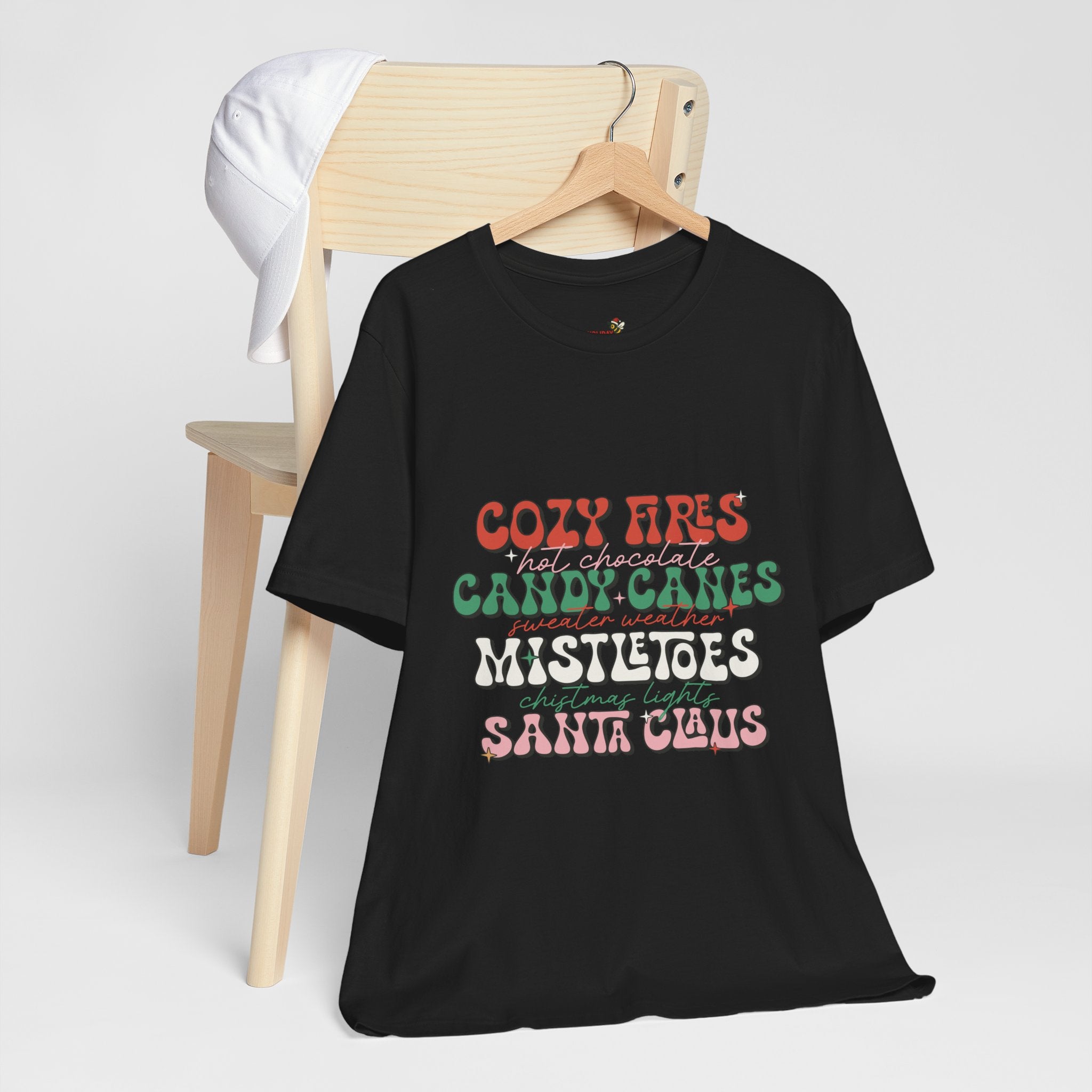 Cozy Fires & Candy Canes Christmas Shirt, Long Sleeve & Hoodie