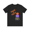 Trick or Treat Halloween T-Shirt – Cute Pumpkin Stack Graphic Tee | Spooky Season Shirt | Family Fall Outfit