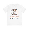 If You’ve Got It Haunt It T-Shirt – Cute Leopard Ghost Tee | Spooky Season Shirt | Fall Coffee Lover Halloween Outfit