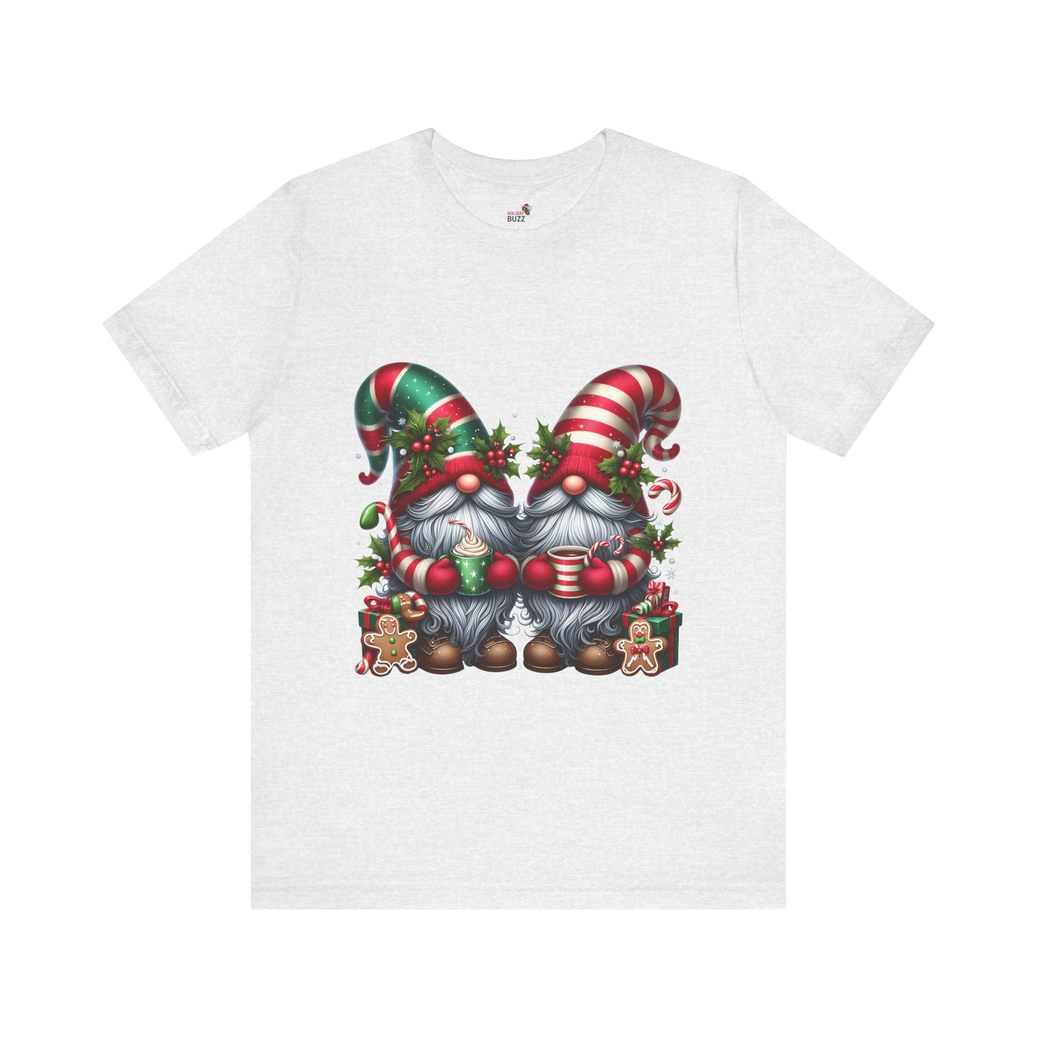 Cute Gnome Christmas Tee - Perfect For: Holiday Outfits, Festive Apparel, Christmas Gift Idea, & Cozy Winter Wear