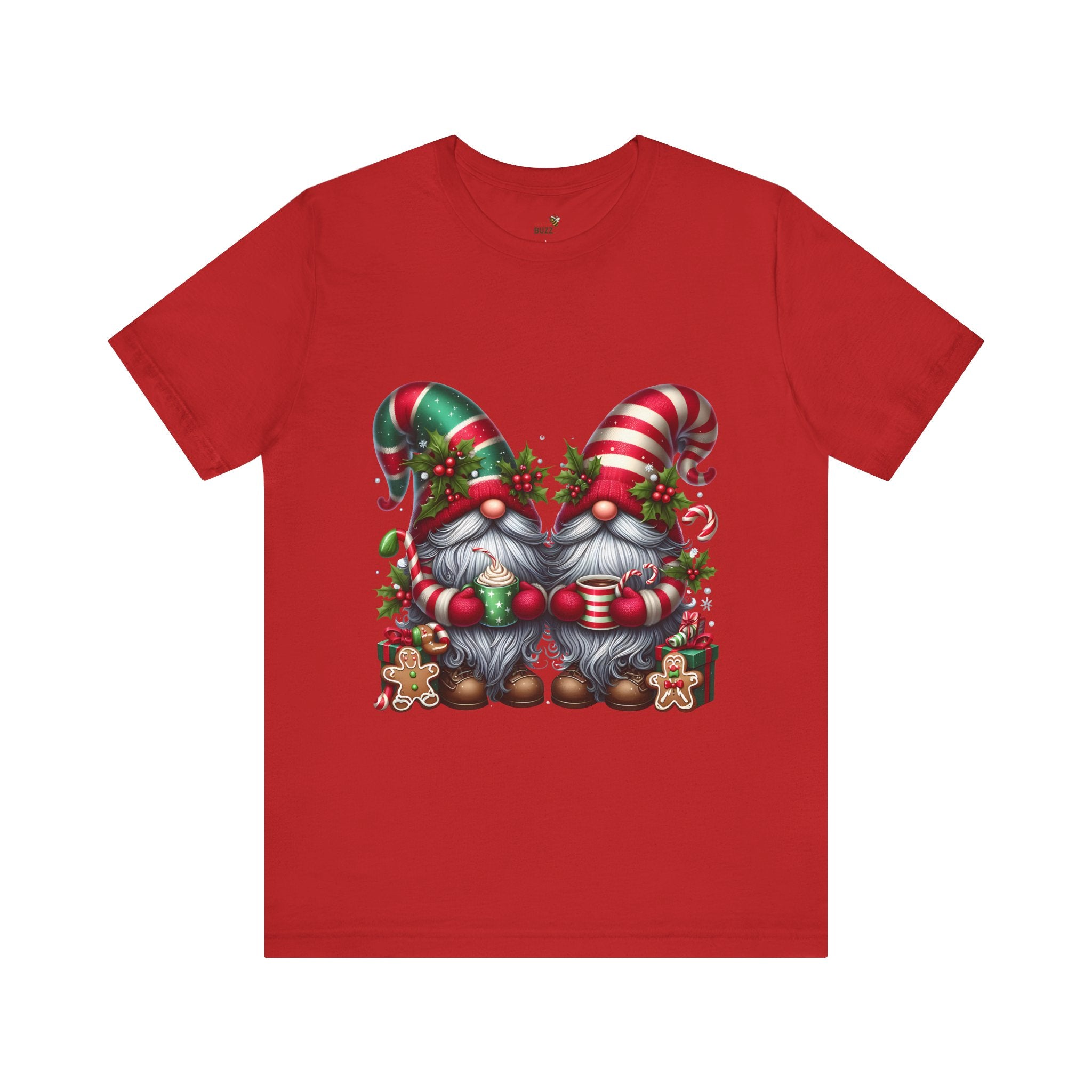 Cute Gnome Christmas Tee - Perfect For: Holiday Outfits, Festive Apparel, Christmas Gift Idea, & Cozy Winter Wear