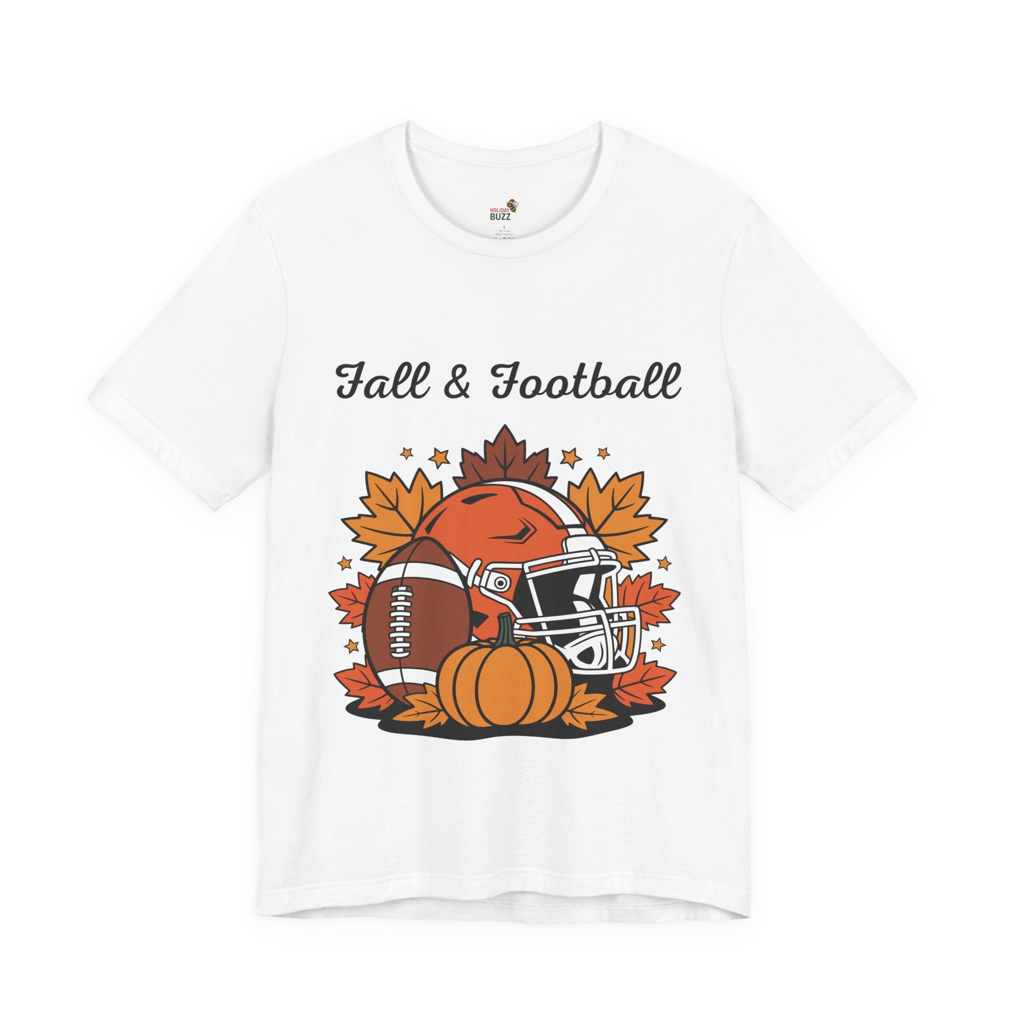 Fall & Football Tee – Autumn Game Day Shirt | Pumpkin Season Sports Graphic Tee