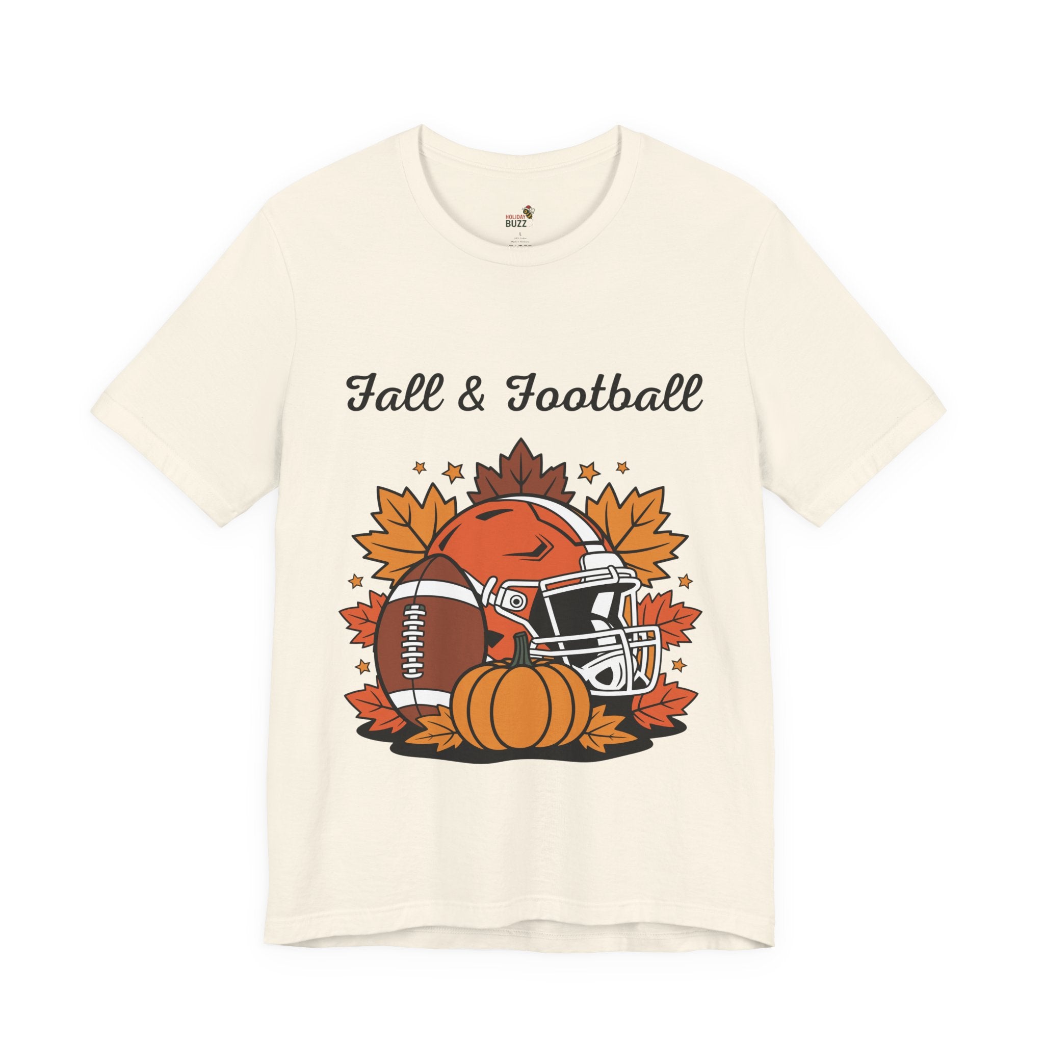 Fall & Football Tee – Autumn Game Day Shirt | Pumpkin Season Sports Graphic Tee