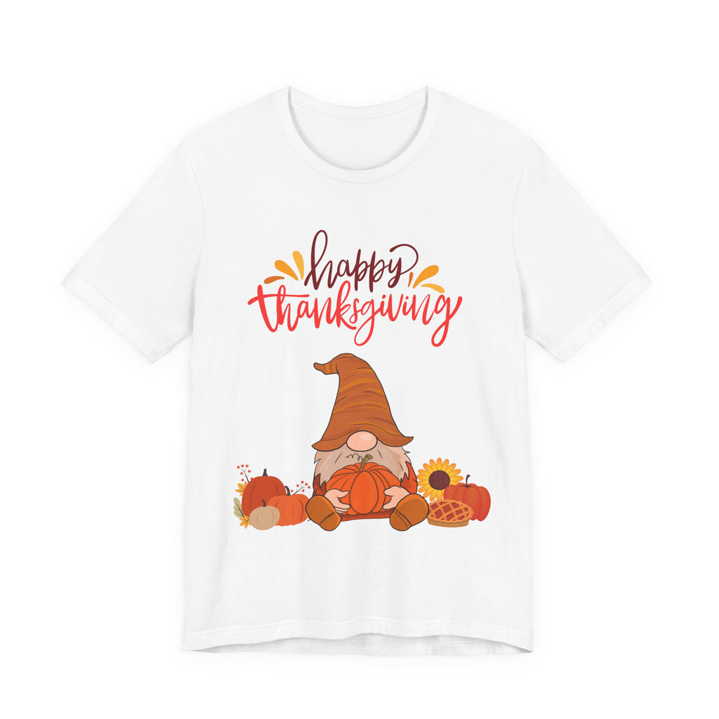 Happy Thanksgiving Gnome Shirt – Cute Fall Tee for Women | Holiday Pumpkin and Pie T-Shirt