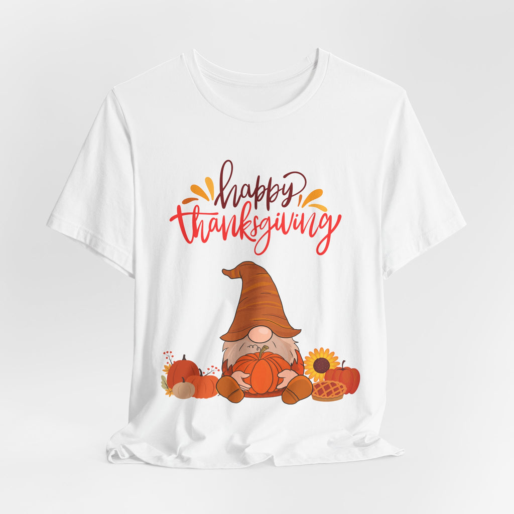 Happy Thanksgiving Gnome Shirt – Cute Fall Tee for Women | Holiday Pumpkin and Pie T-Shirt