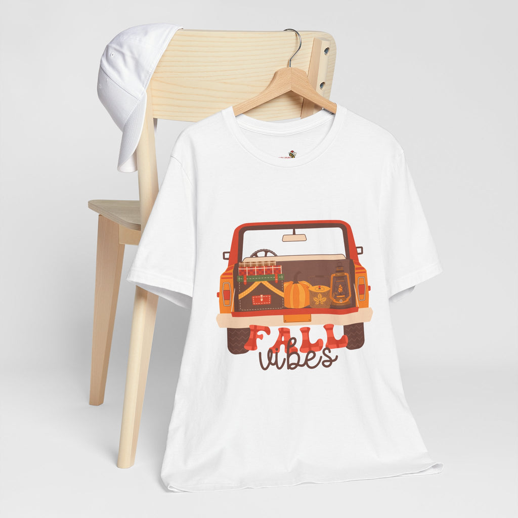 Fall Vibes Truck Shirt – Cozy Autumn Pickup Tee | Pumpkin Patch & Fall Outfit T-Shirt for Women