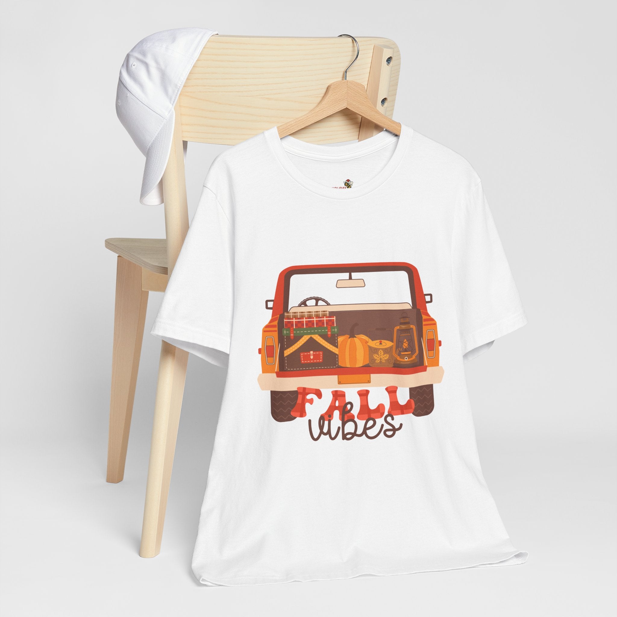 Fall Vibes Truck Shirt – Cozy Autumn Pickup Tee | Pumpkin Patch & Fall Outfit T-Shirt for Women