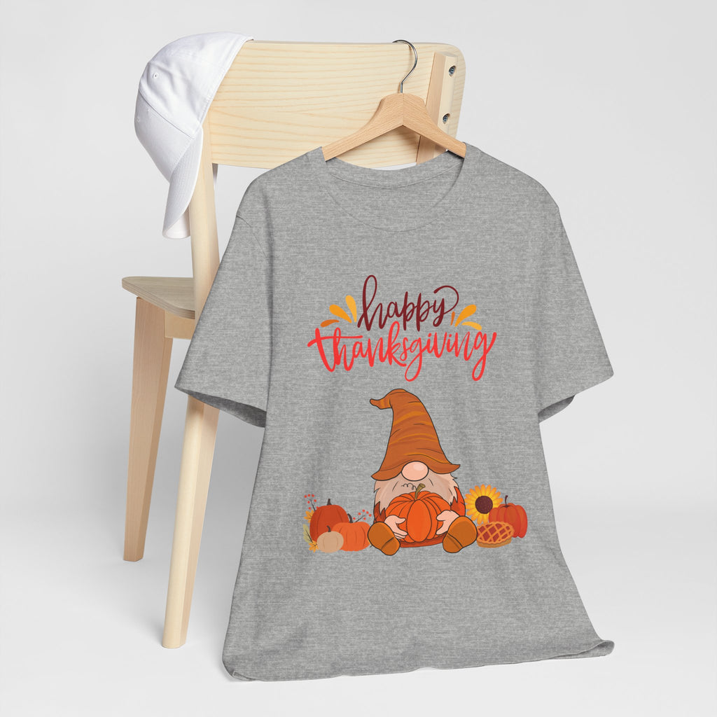 Happy Thanksgiving Gnome Shirt – Cute Fall Tee for Women | Holiday Pumpkin and Pie T-Shirt