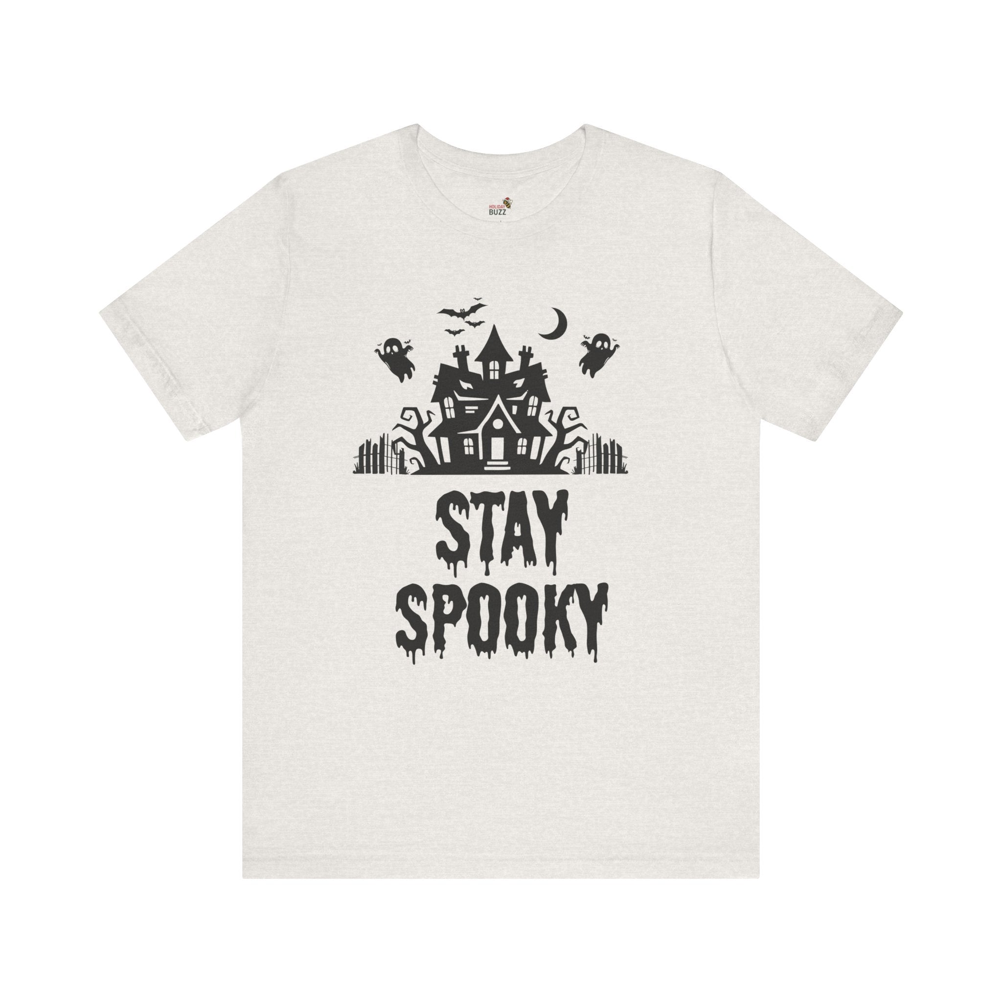 Stay Spooky Halloween T-Shirt – Haunted House Graphic Tee | Classic Halloween Shirt | Spooky Season Outfit