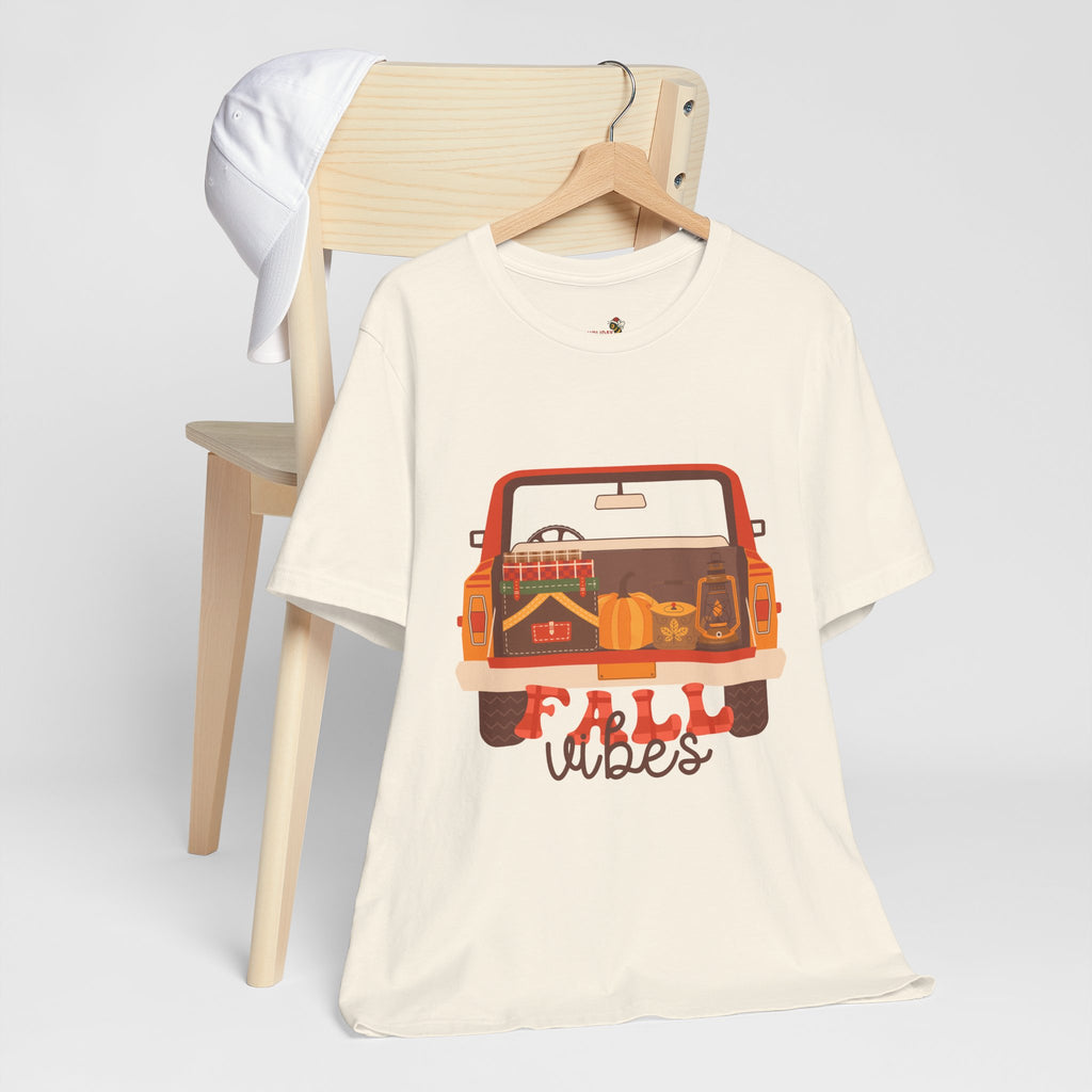 Fall Vibes Truck Shirt – Cozy Autumn Pickup Tee | Pumpkin Patch & Fall Outfit T-Shirt for Women
