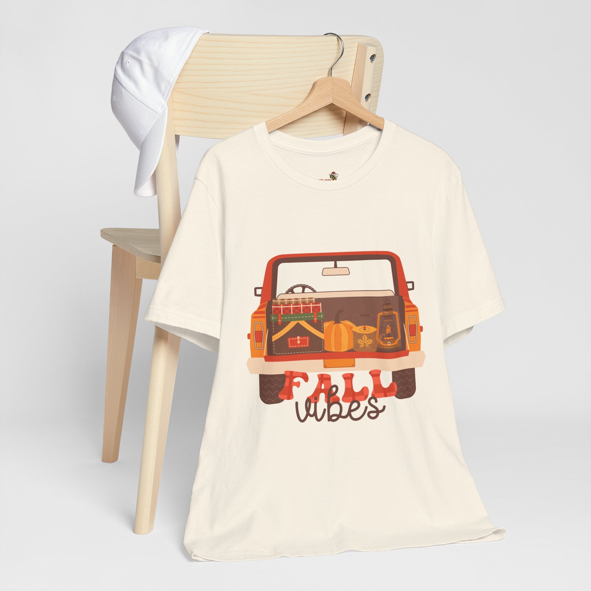 Fall Vibes Truck Shirt – Cozy Autumn Pickup Tee | Pumpkin Patch & Fall Outfit T-Shirt for Women