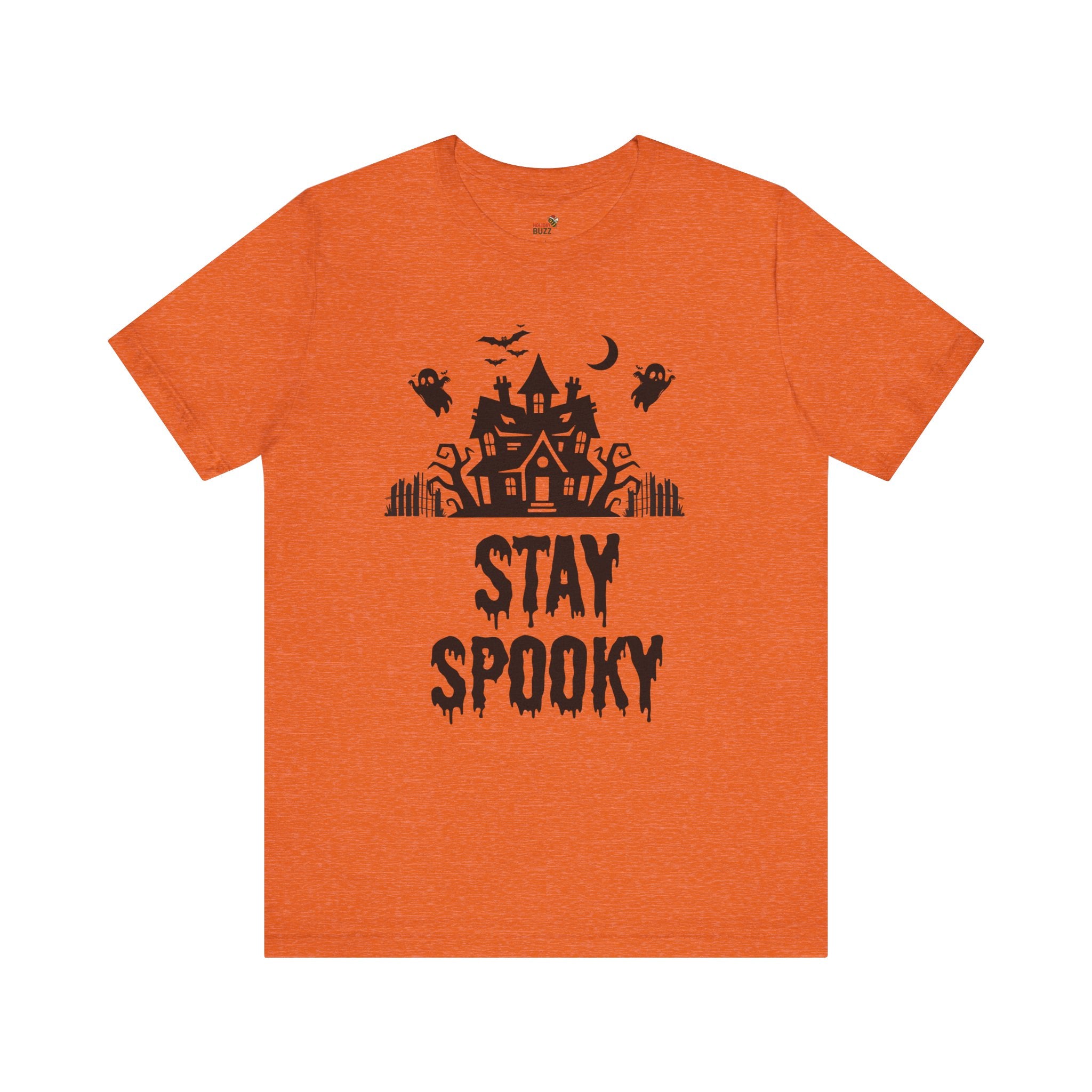 Stay Spooky Halloween T-Shirt – Haunted House Graphic Tee | Classic Halloween Shirt | Spooky Season Outfit