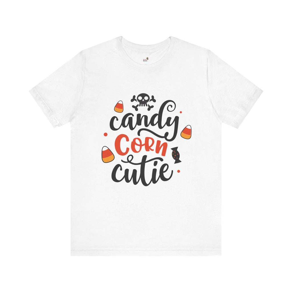 Candy Corn Cutie Halloween T-Shirt – Cute Fall Graphic Tee | Sweet & Spooky Halloween Shirt | Family Halloween Outfit
