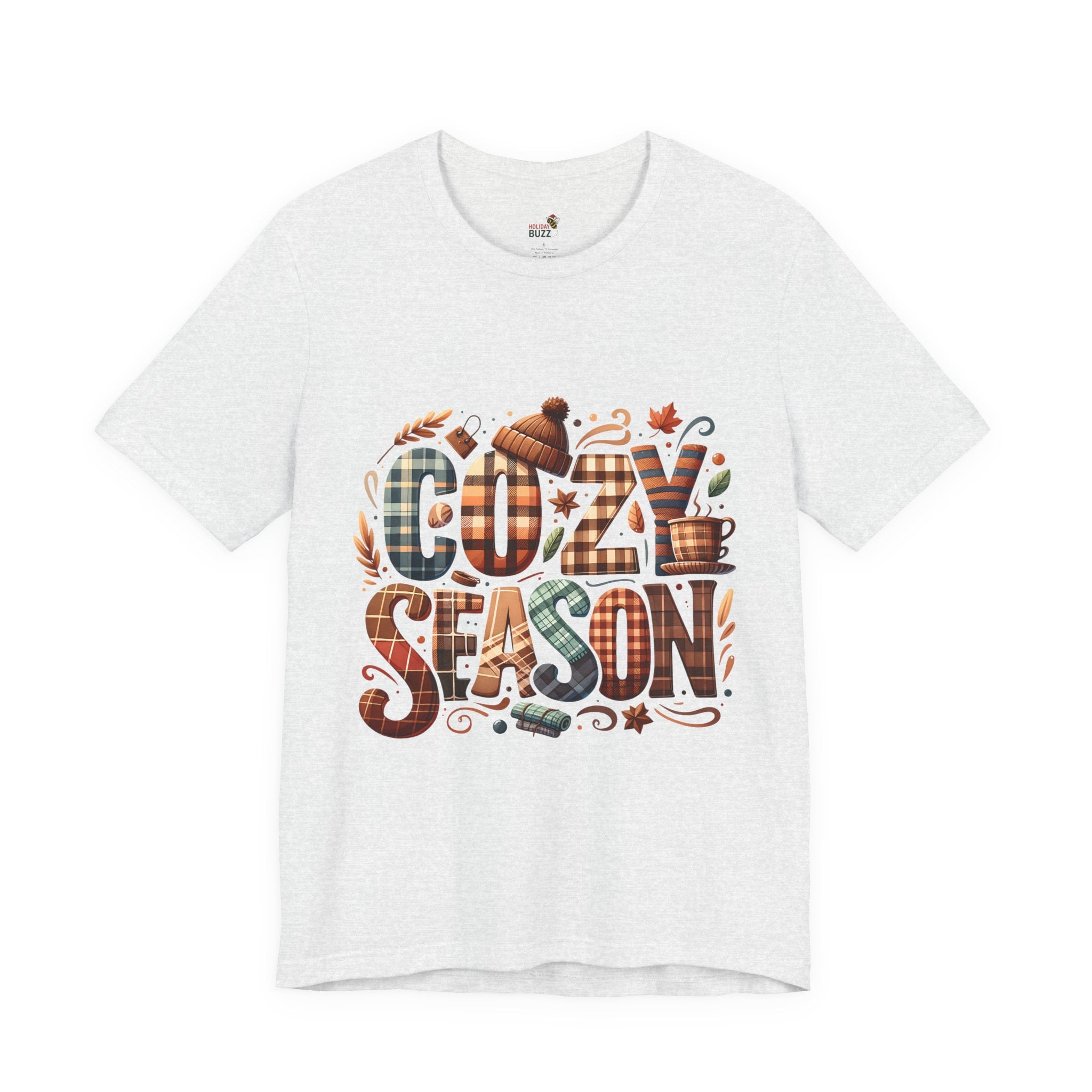 Cozy Season – Plaid Fall T-Shirt & Long Sleeve