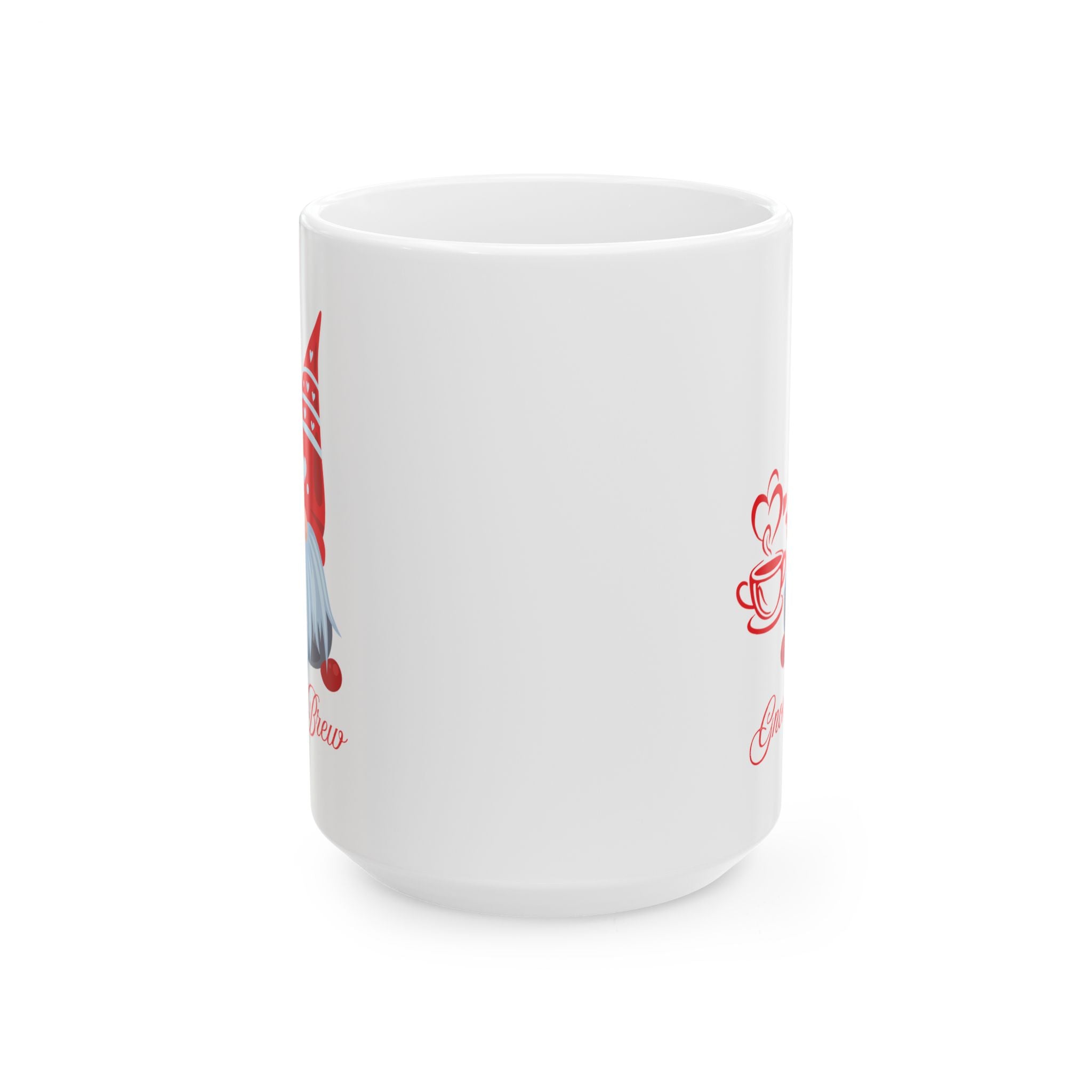 Gnome Brew Coffee Mug – Cute Holiday Gnome Cup | Christmas Gift for Coffee Lovers & Winter Mornings