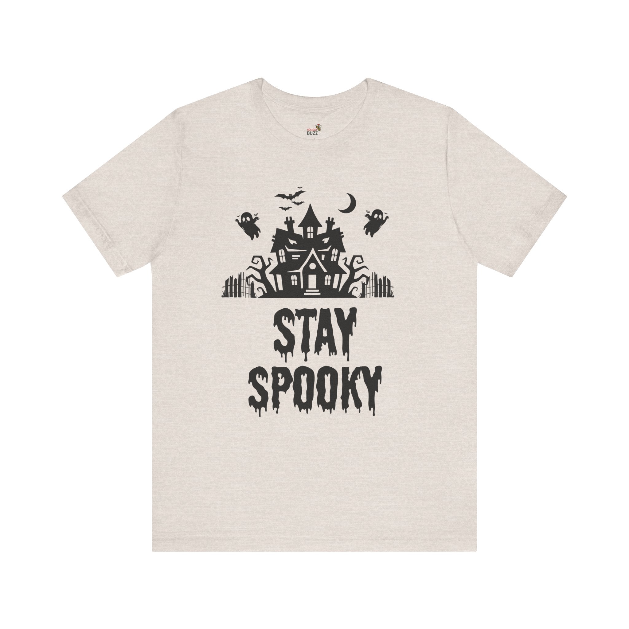 Stay Spooky Halloween T-Shirt – Haunted House Graphic Tee | Classic Halloween Shirt | Spooky Season Outfit
