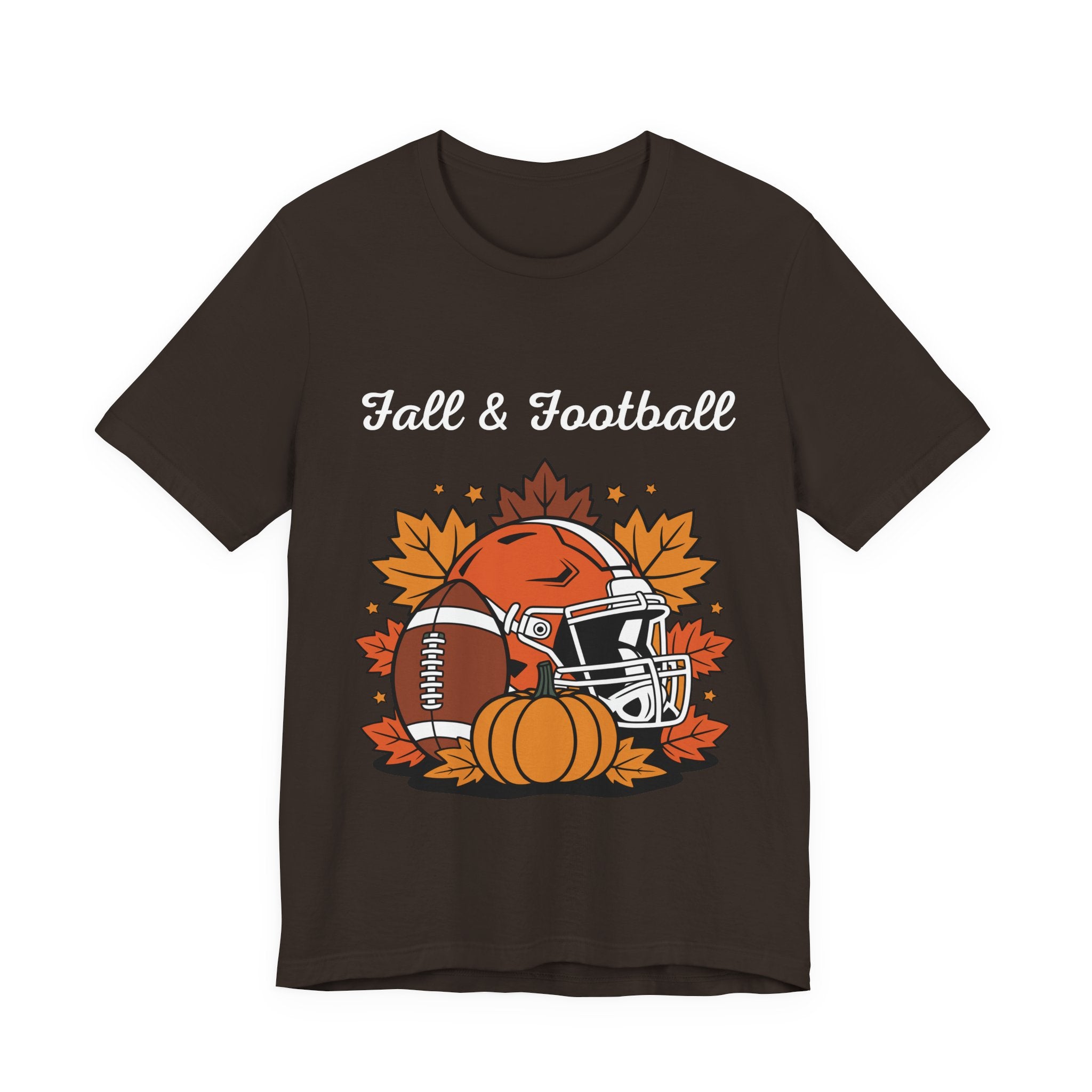 Fall & Football Tee – Autumn Game Day Shirt | Pumpkin Season Sports Graphic Tee