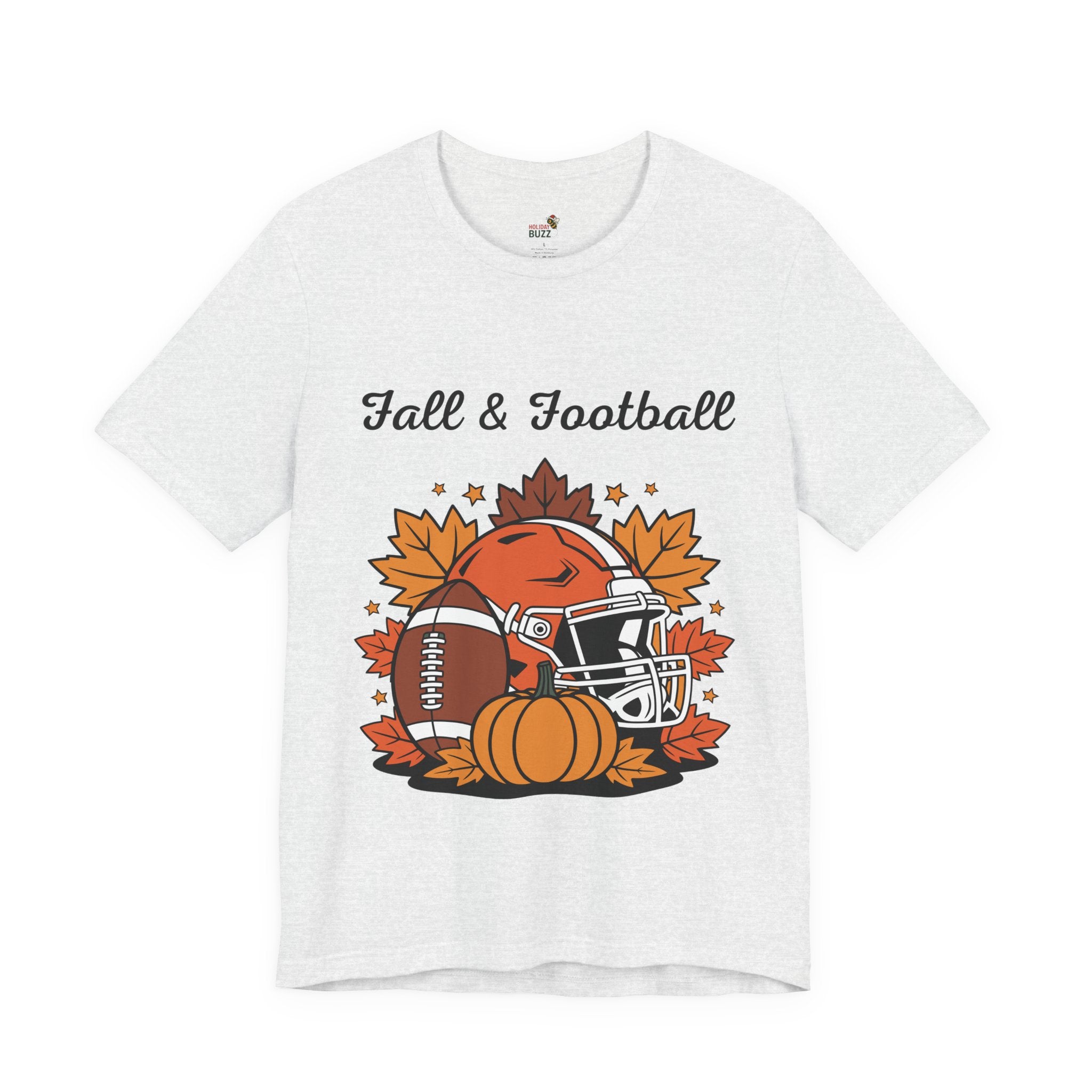 Fall & Football Tee – Autumn Game Day Shirt | Pumpkin Season Sports Graphic Tee